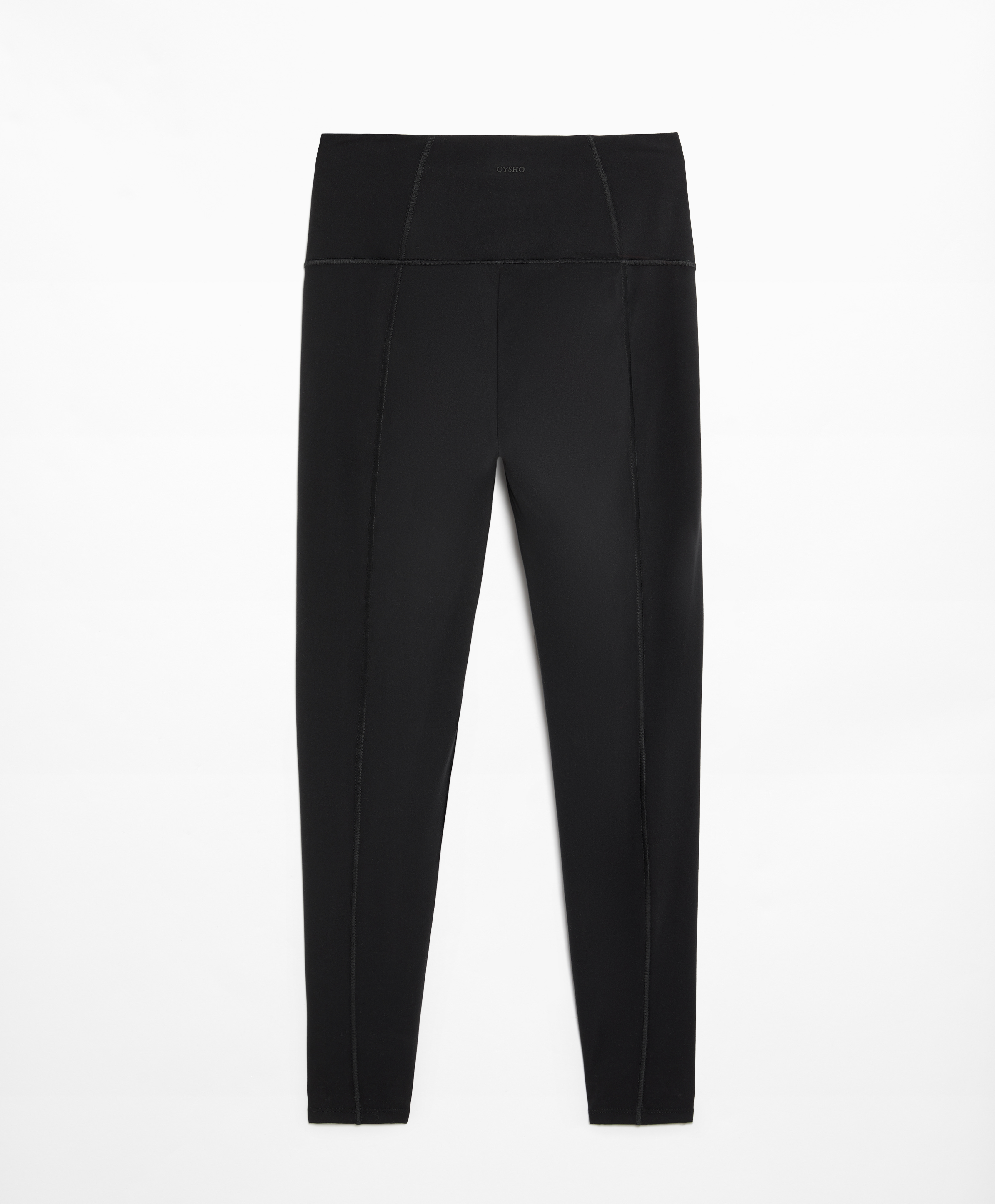 OYSHO Comfortlux super-high-rise 65cm ankle-length leggings with overlocking detail