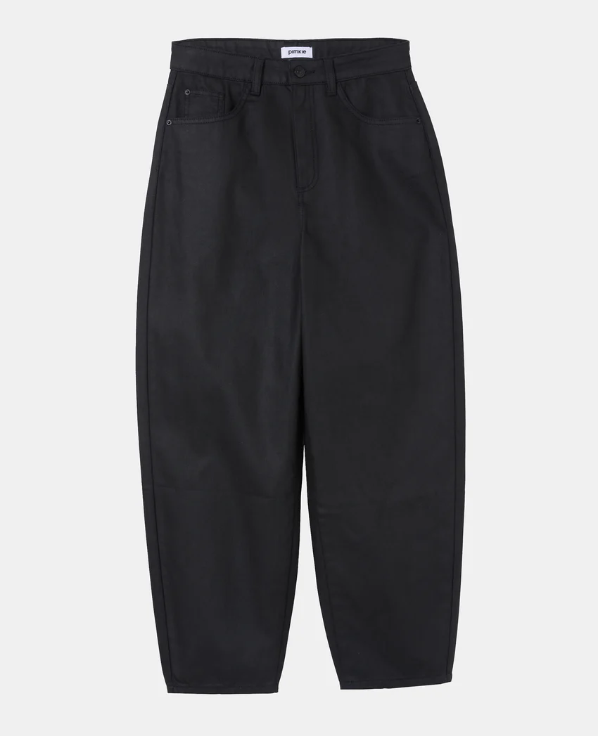 Pimkie Jean barrel enduit taille haute
