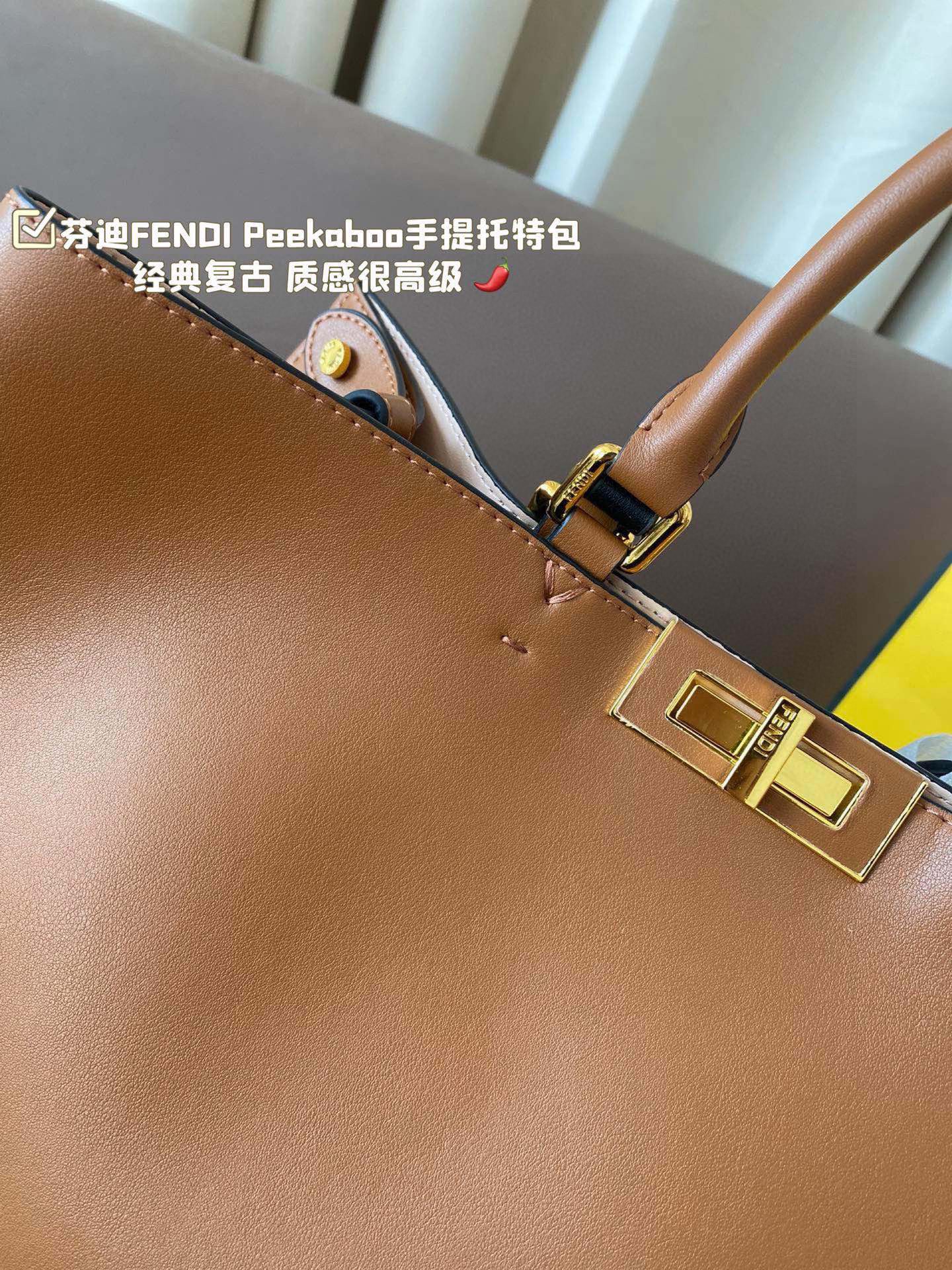 Fen new arrival Peekaboo tote bag size: 42*28 cm - Top Club