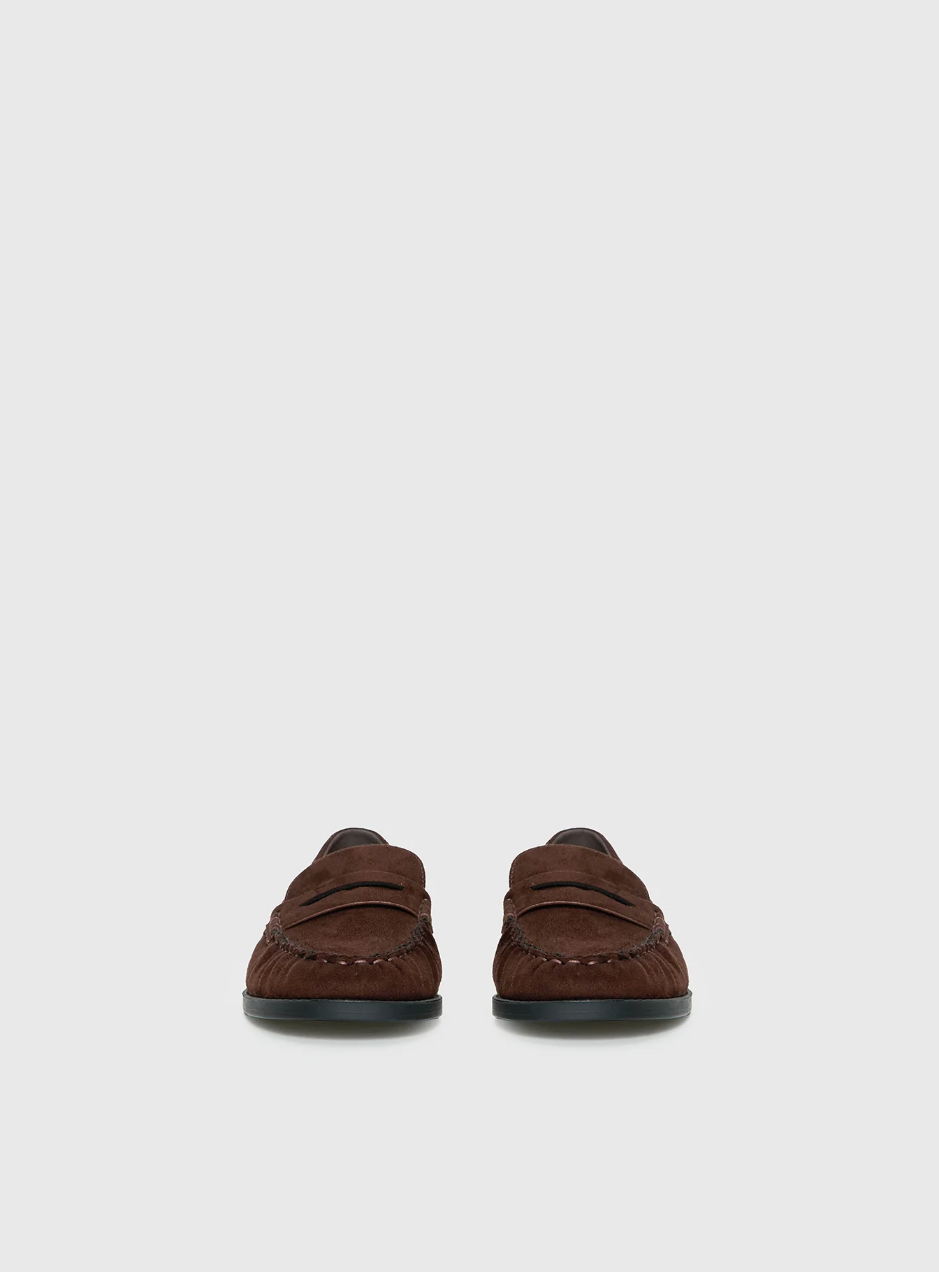 Therapy Albert Faux Suede Loafers Brown