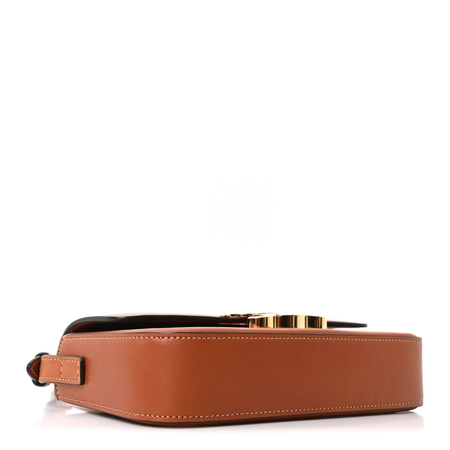 Natural Calfskin Triomphe Shoulder Bag Tan - Top Club