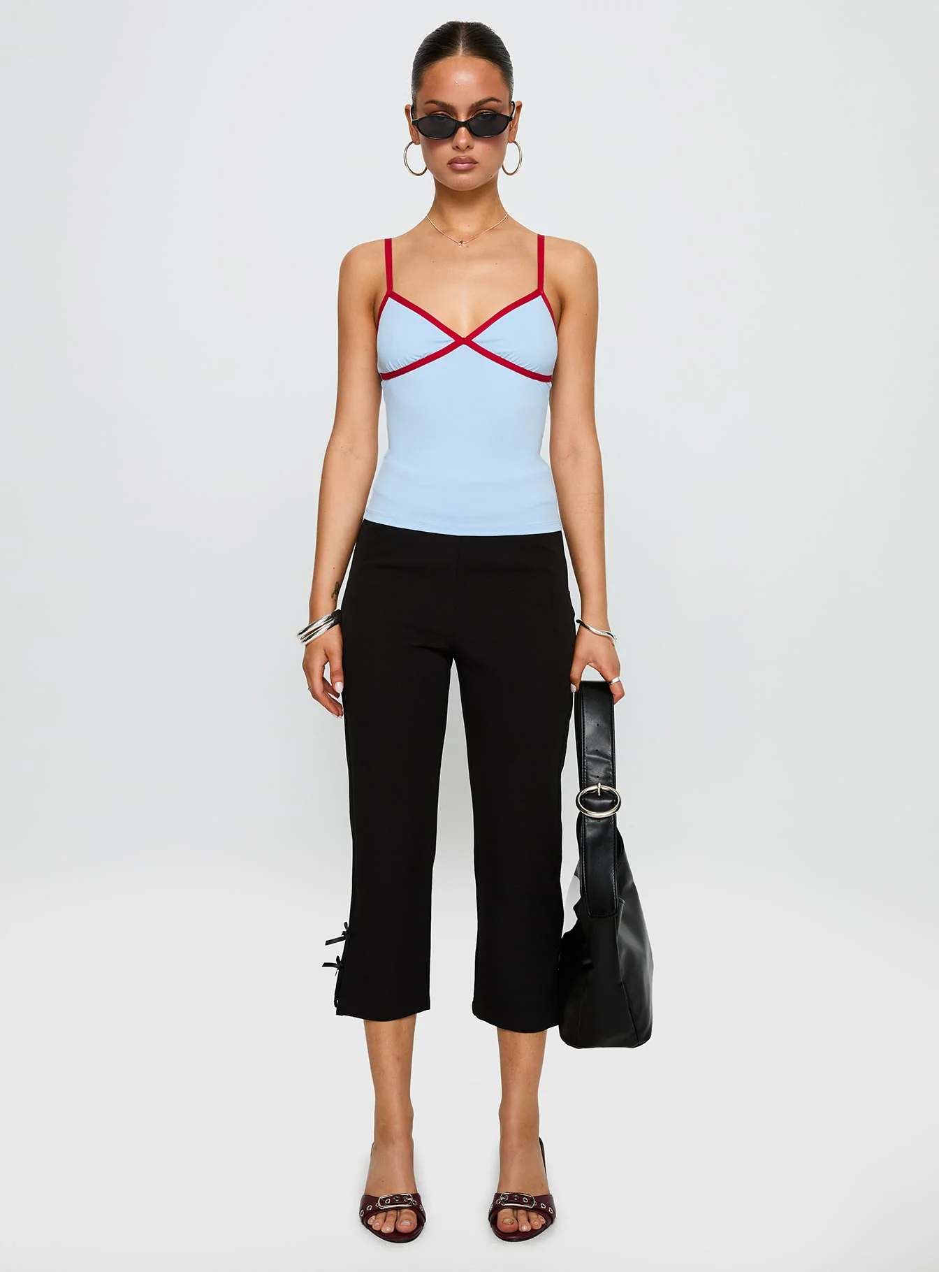 Tiera Top Blue / Red