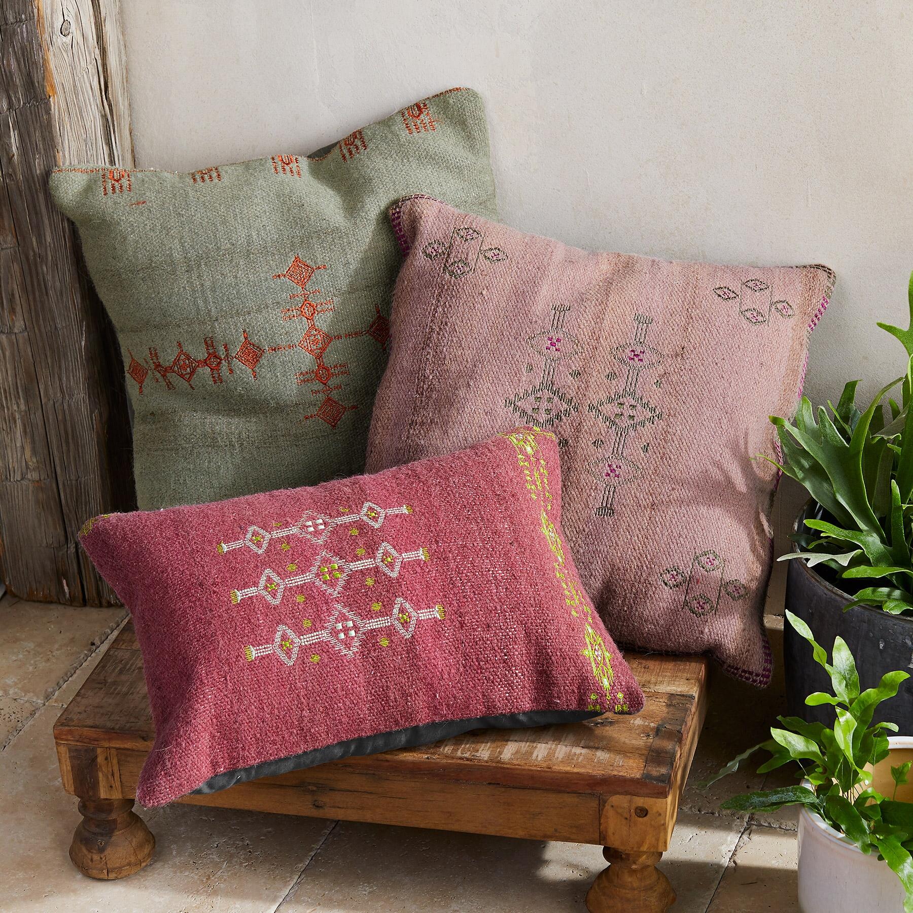 Sunset Ridge Gray Pillow | Sundance Outlet Store - Sundance Living