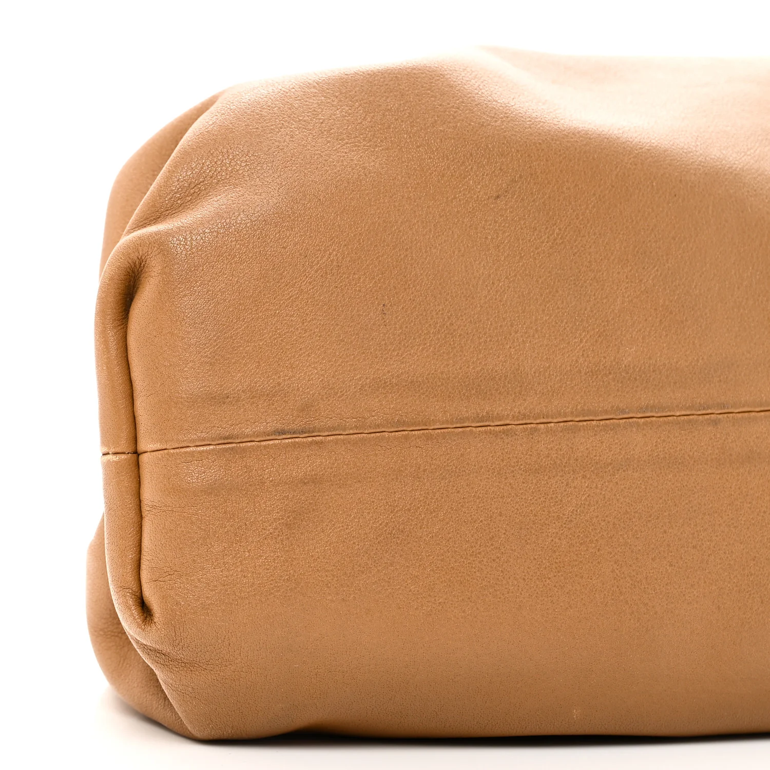 Calfskin Teen Pouch Caramel - Top Club