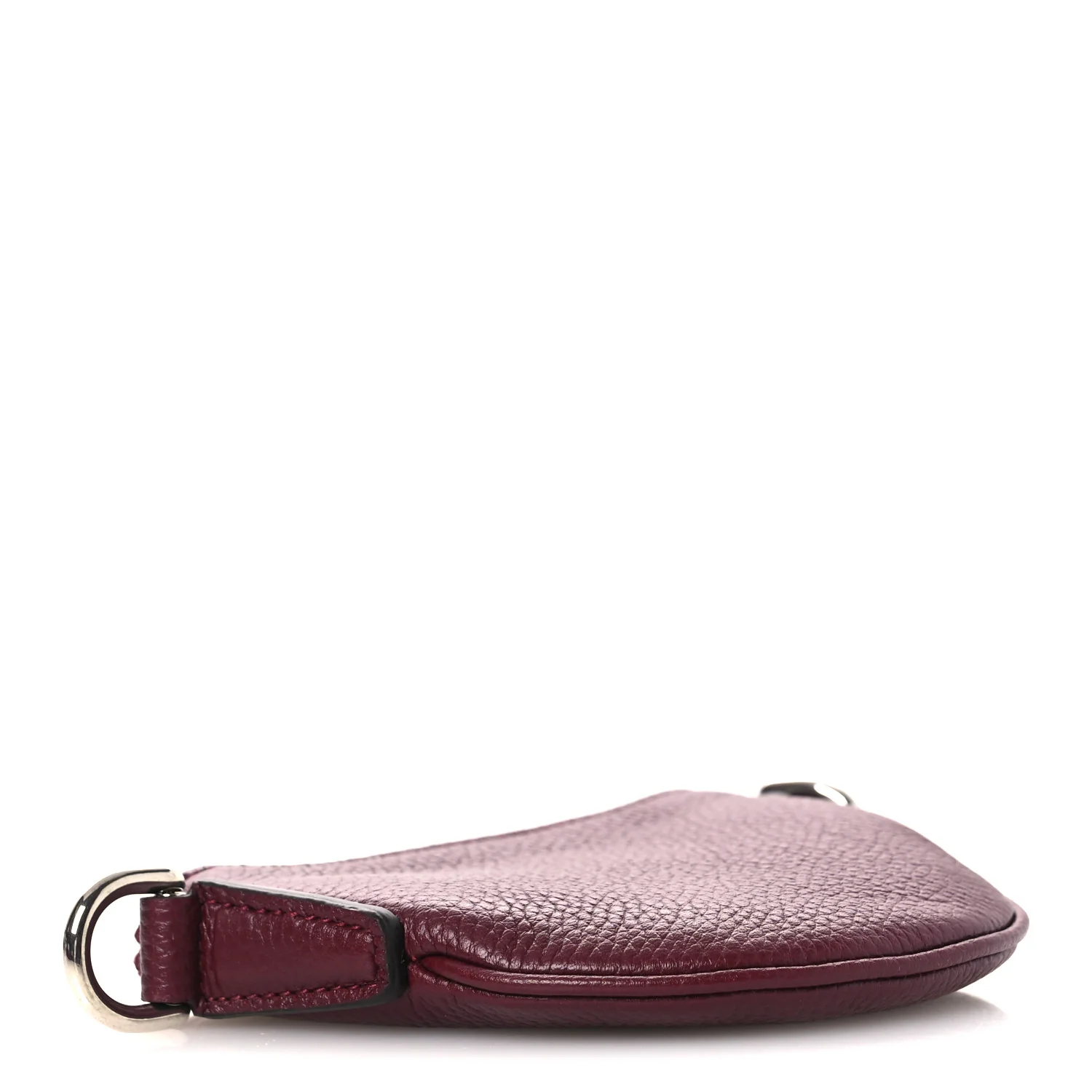 Pebbled Calfskin Mini B Shoulder Bag Red - Top Club