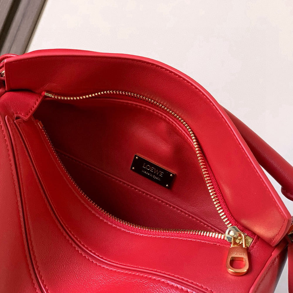 Loewe Small Featherlight Puzzle bag in nappa lambskin(HIGH-END GRADE) - Top Club