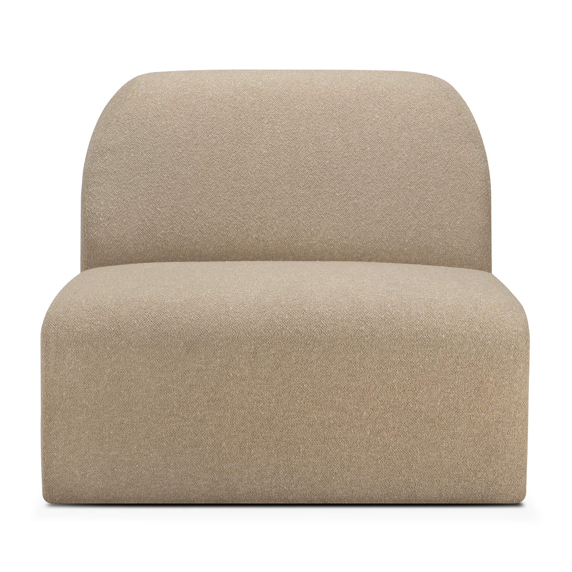 Modulaire bank Bulky 1 seat almond