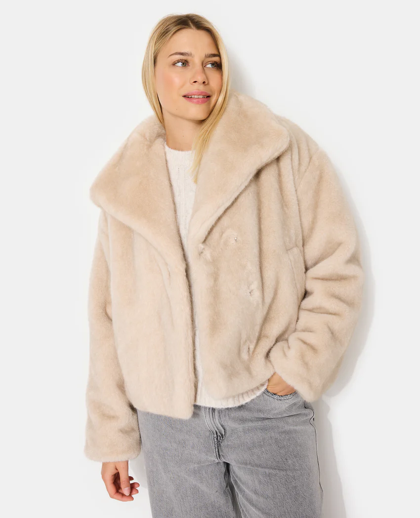 Pimkie Blouson fausse fourrure avec grand col