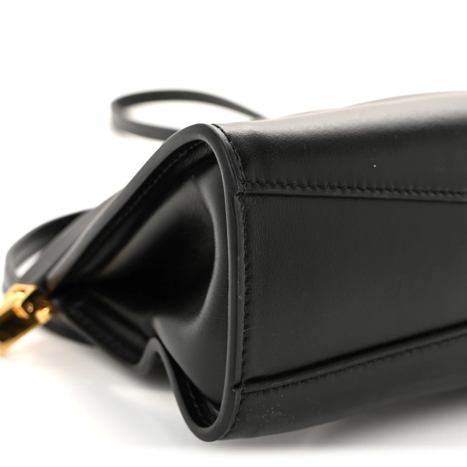 Calfskin Small Le Click East West Bag Black - Top Club