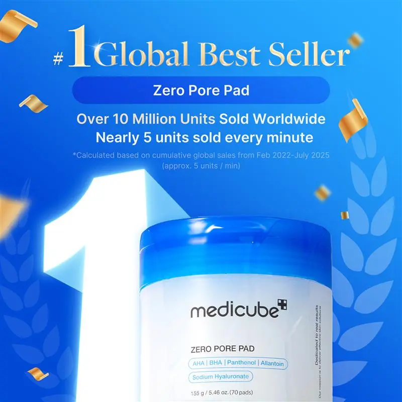 [medicube] Zero Pore Pads (AHA + BHA)|  Korean No.1 Viral Toner Pads