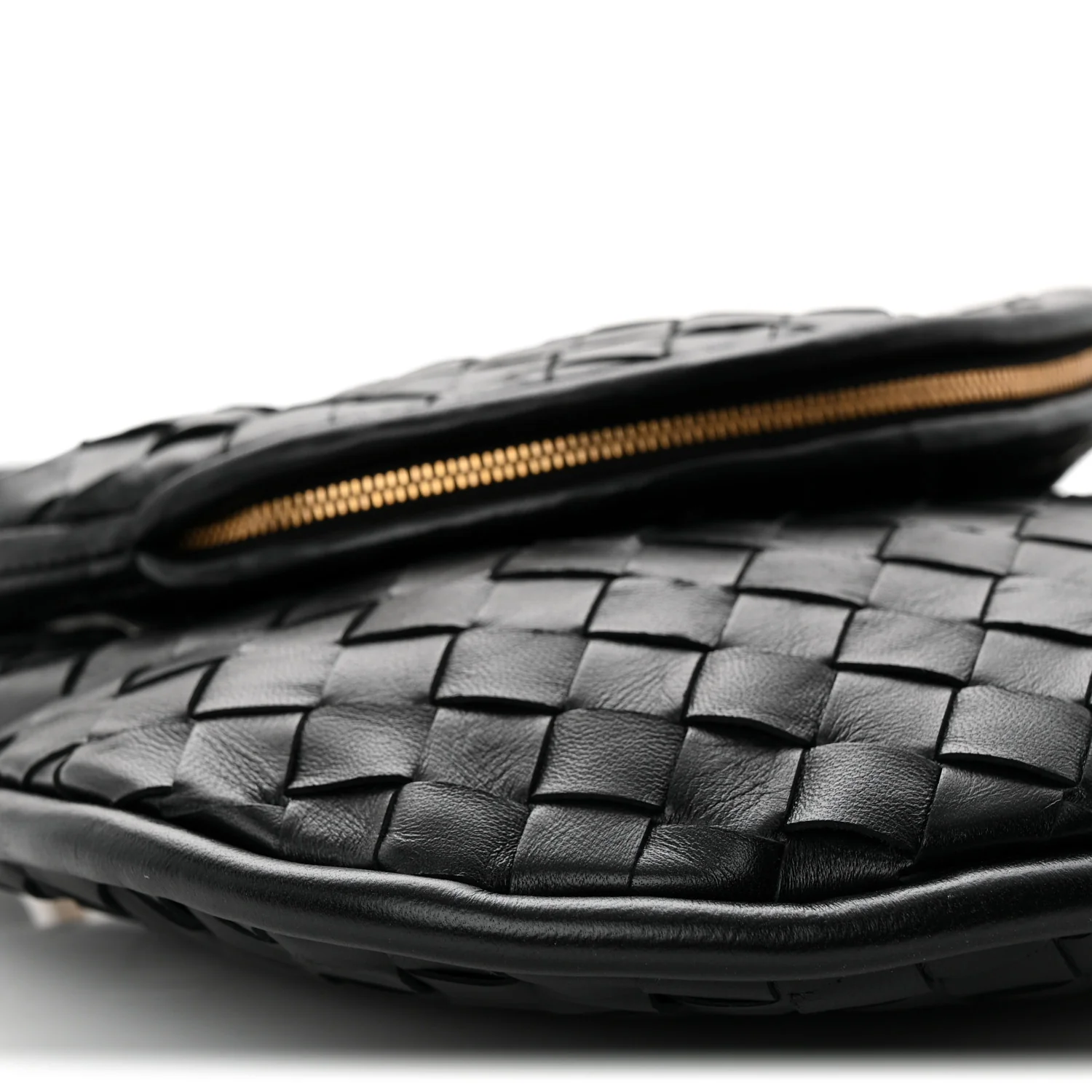 Nappa Intrecciato Small Gemelli Black - Top Club