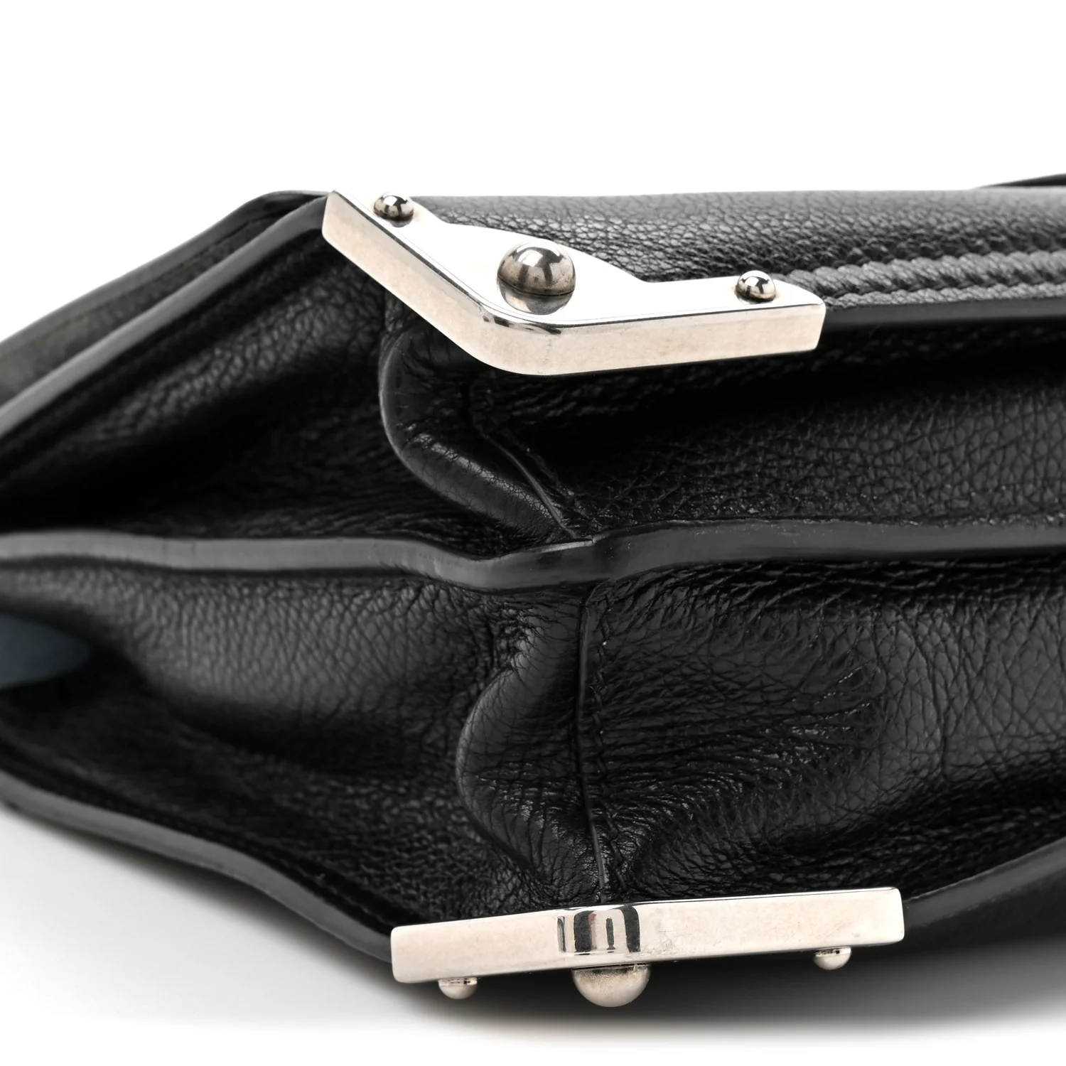 Glace Calf Soft Cahier Bag Black Astrale - Top Club