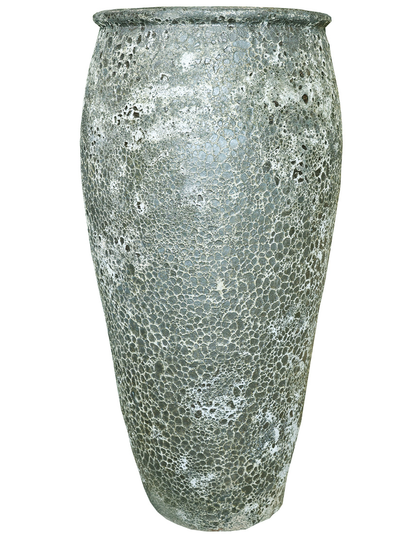 Plantenpot Panarea relic jade Ø58 x H120 cm