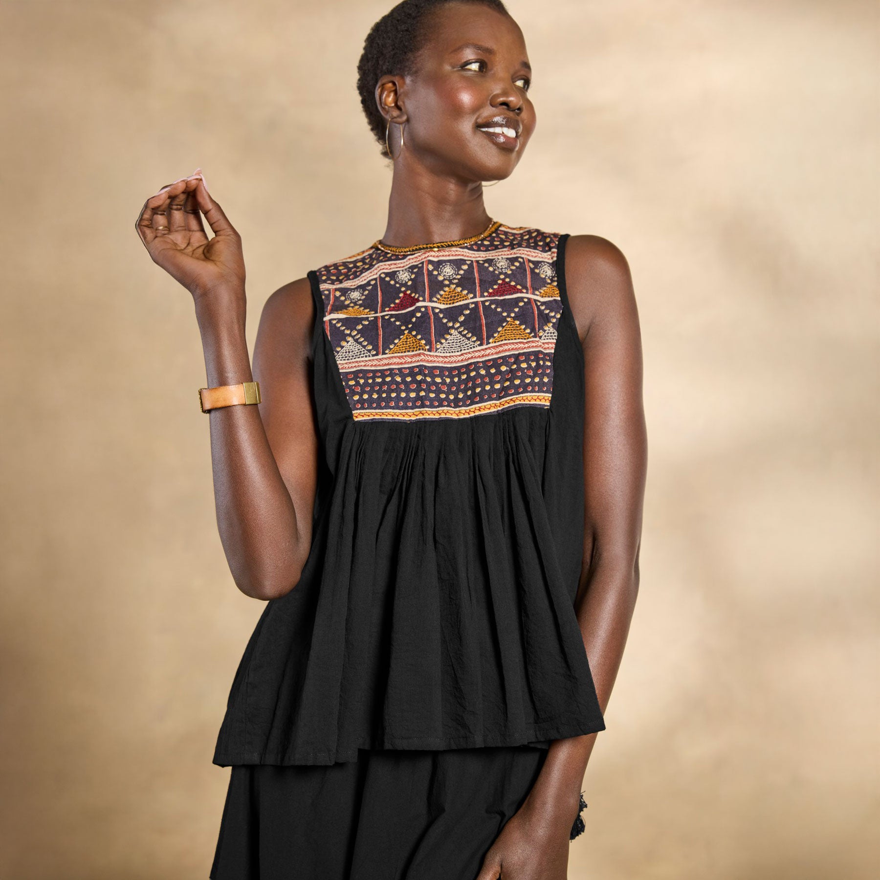 Yoshiko Embroidered Top - Sundance Living