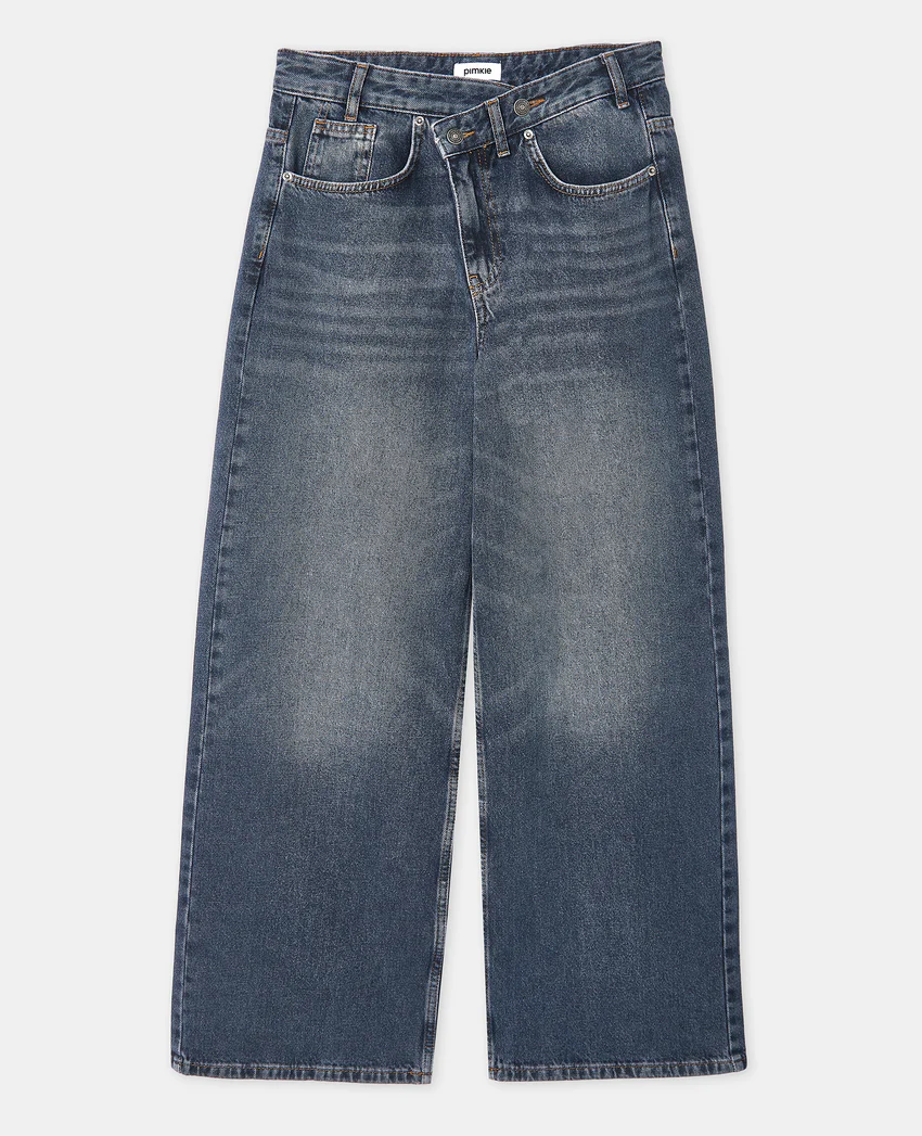 Pimkie Jean wide avec boutonnage décalé