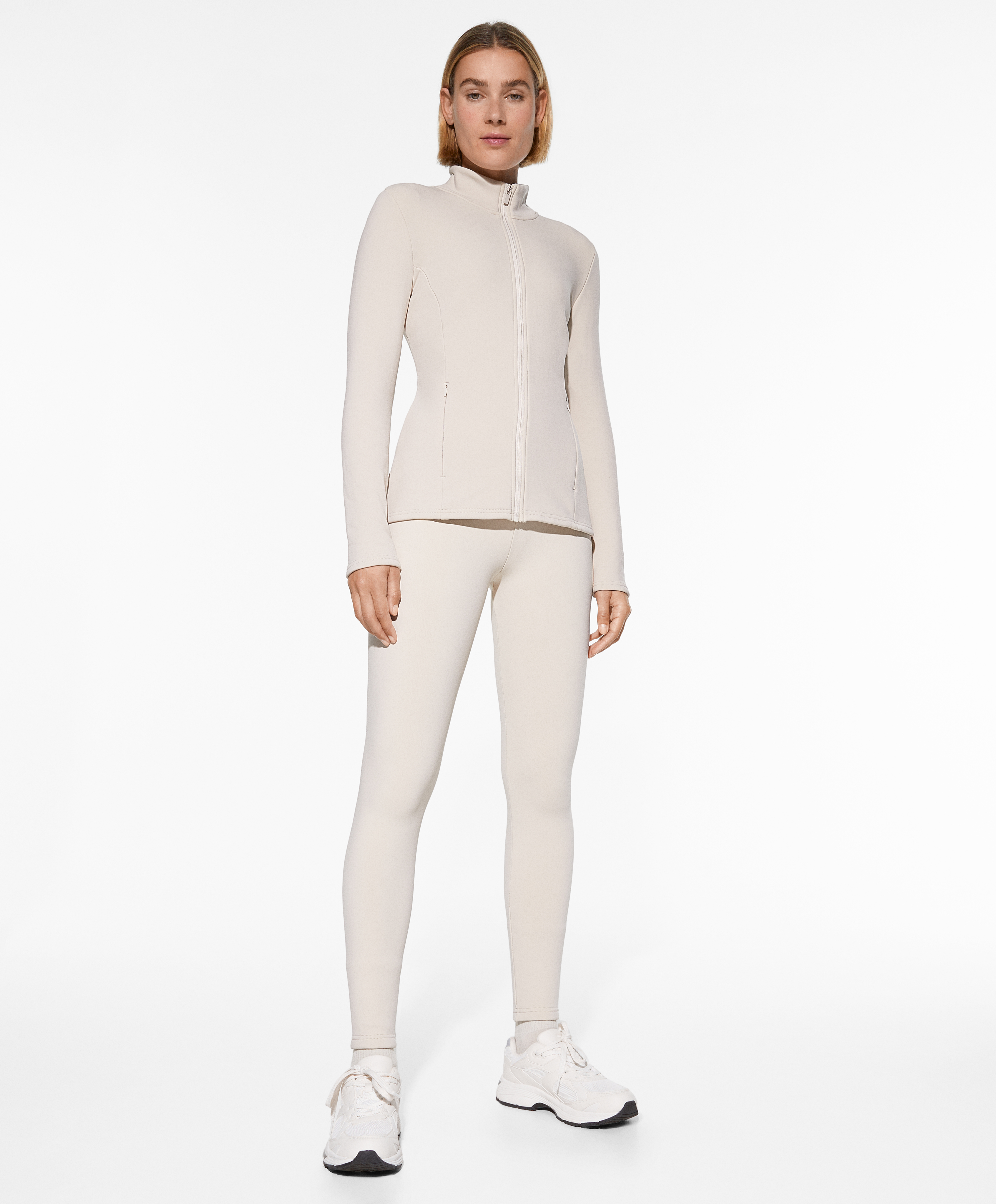 OYSHO Super-extra-warm seamless 65cm ankle-length leggings