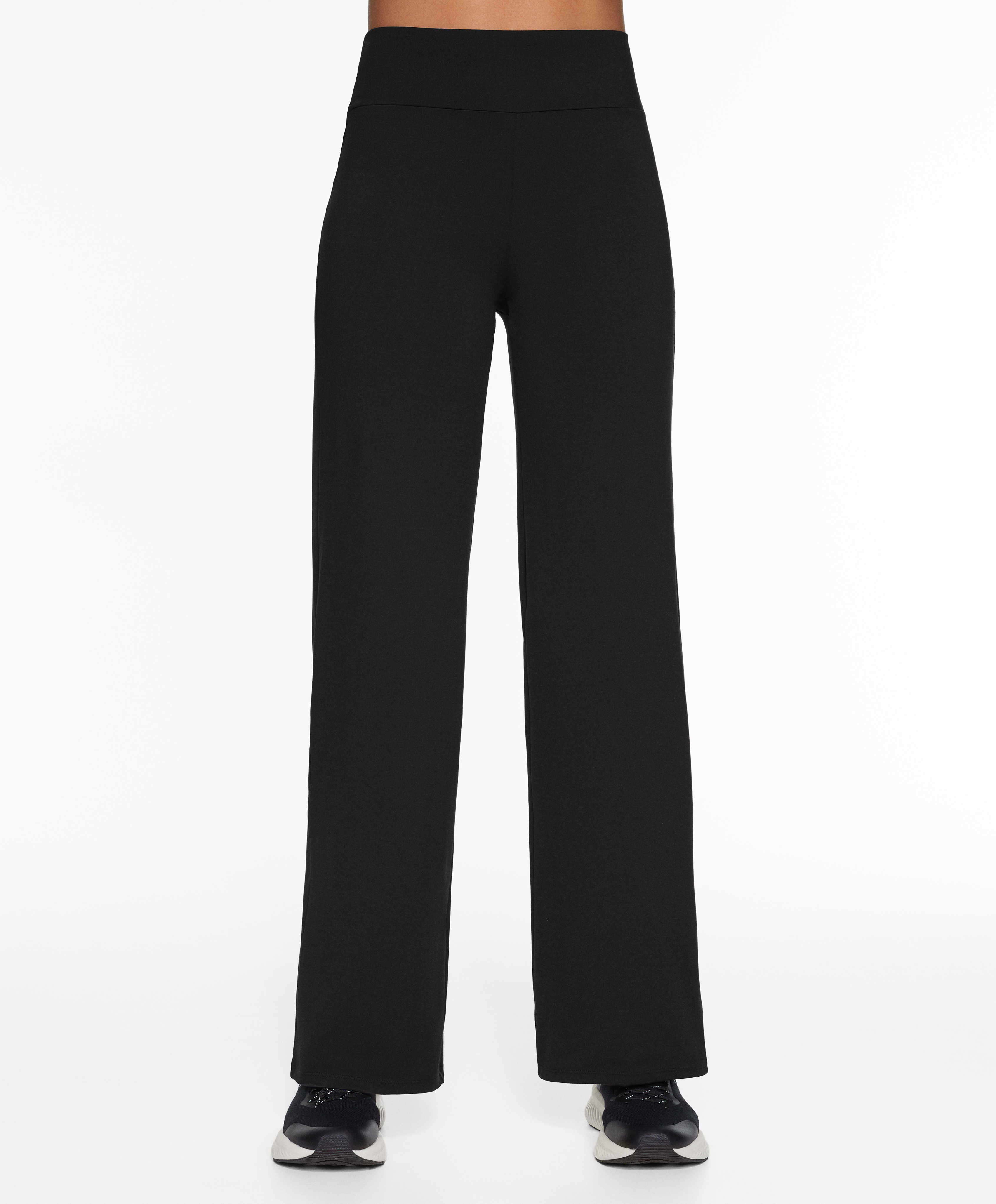 OYSHO High-rise comfortlux straight-leg trousers