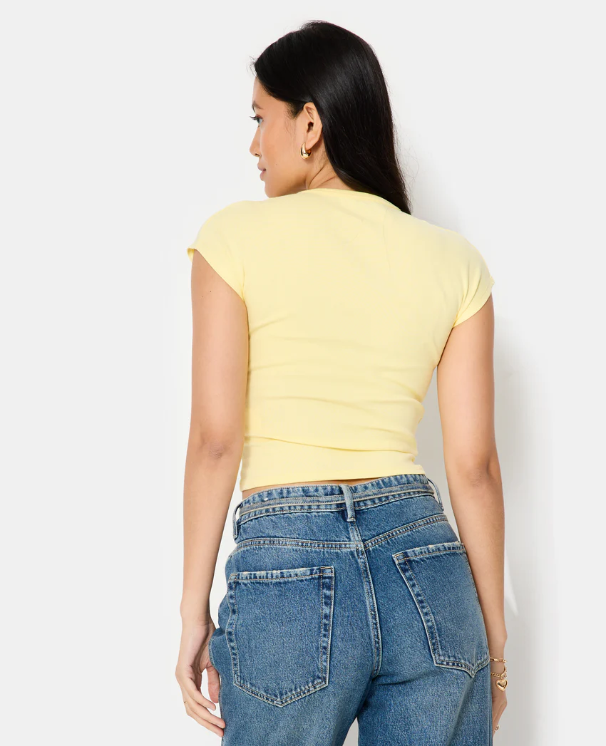 Pimkie T-shirt ajusté manches raccourcies
