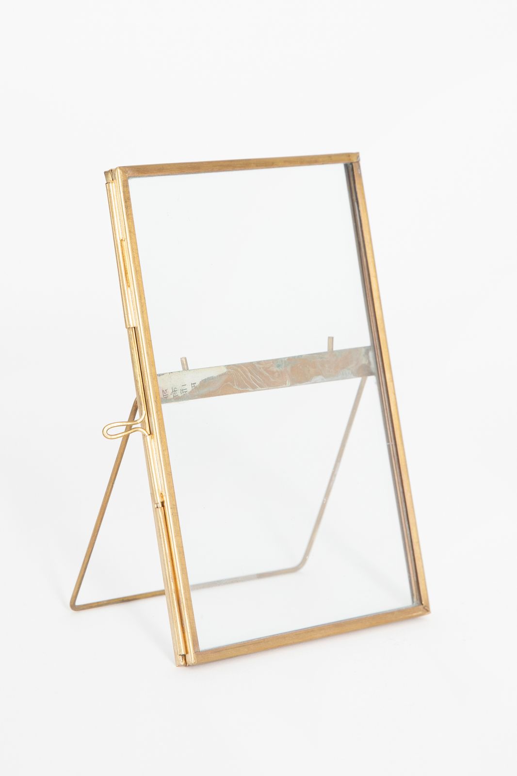 Fotolijst dubbel glas staand (15x9.5 cm)