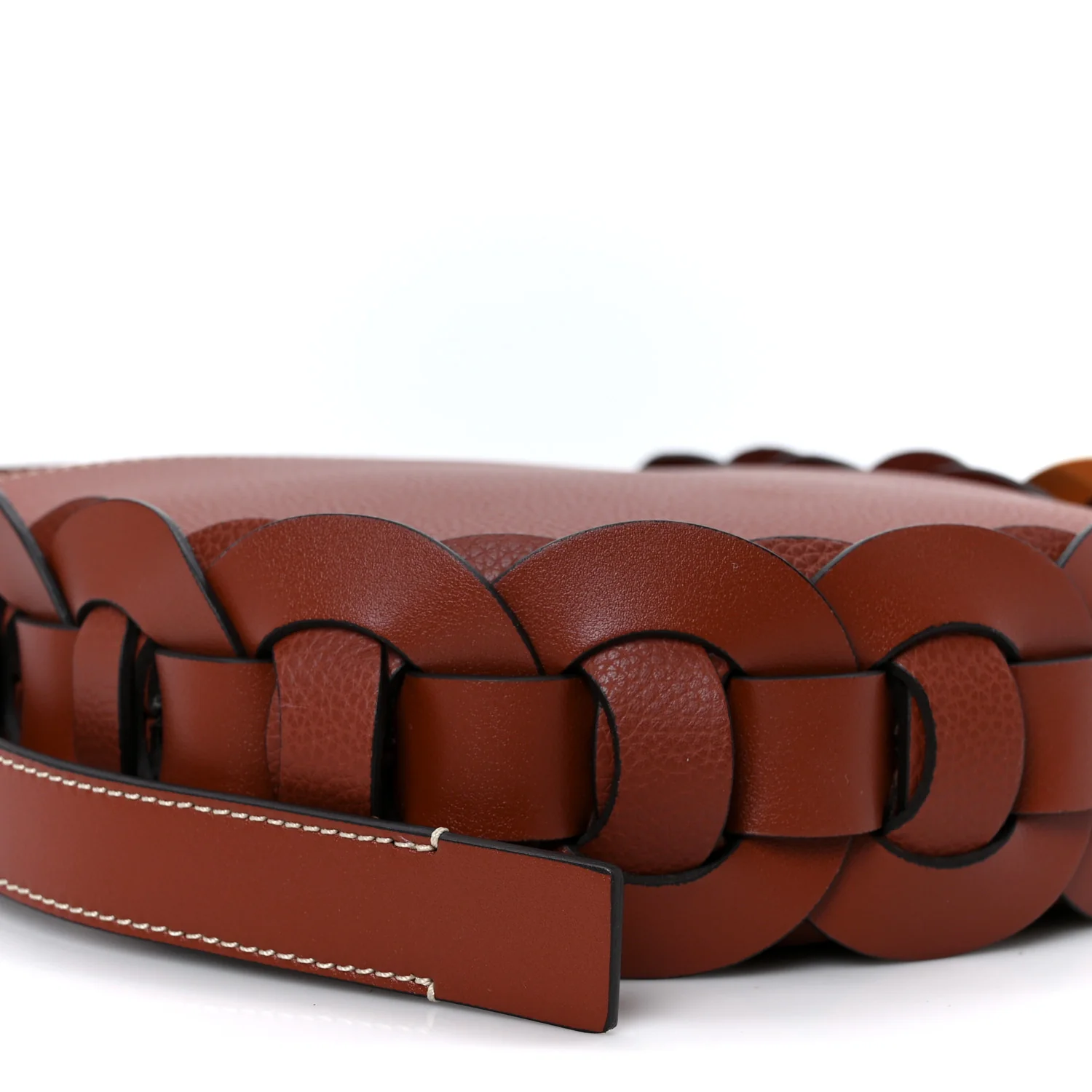Small Grain Smooth Calfskin Small Darryl Hobo Sepia Brown - Top Club