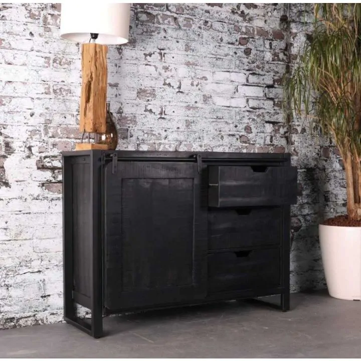 Dressoir Goa 120 cm - Zwart