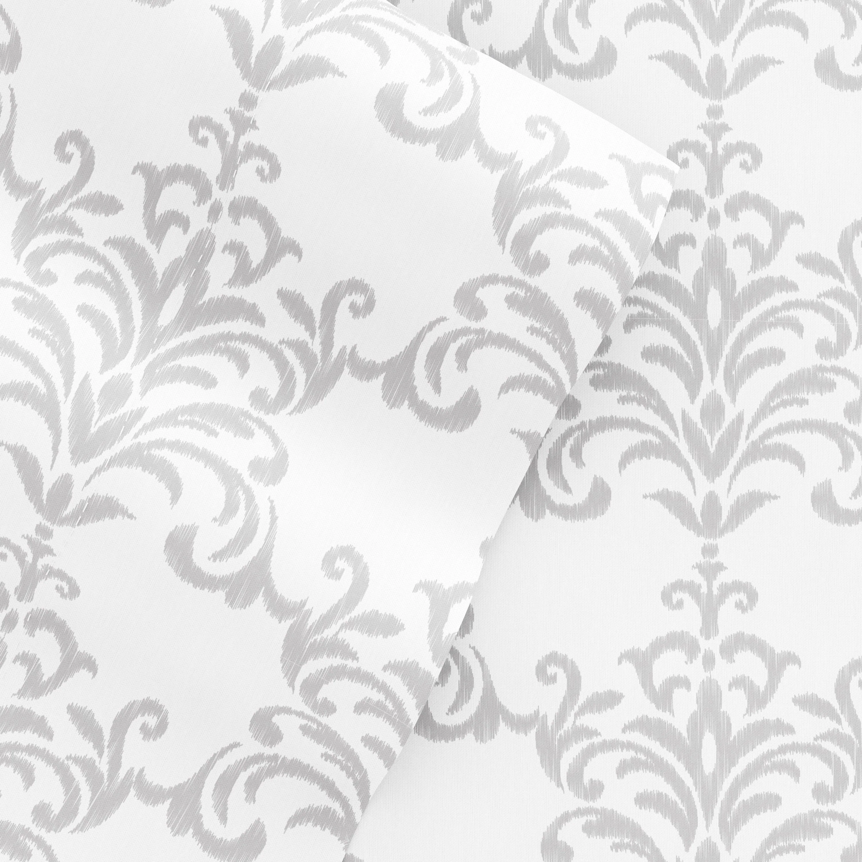 Soft Bouquet Pattern 4-Piece Sheet Set (Sale)