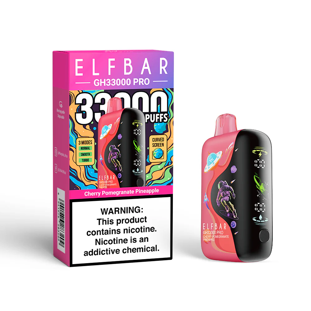 ELFBAR GH33000 PRO Rechargeable Disposable Vape (All Flavours)