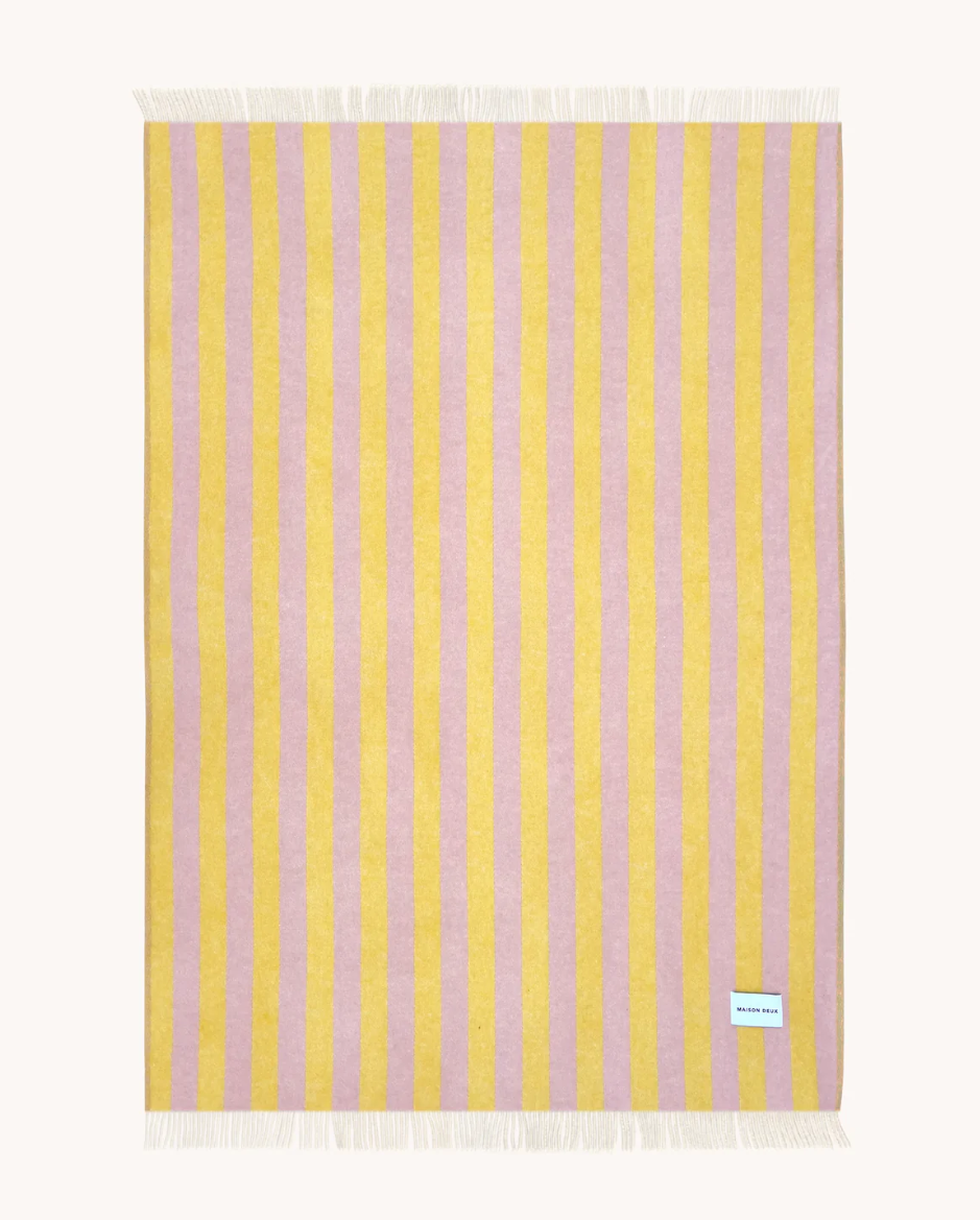 Plaid Candy Wrap 130x200 cm pink/yellow
