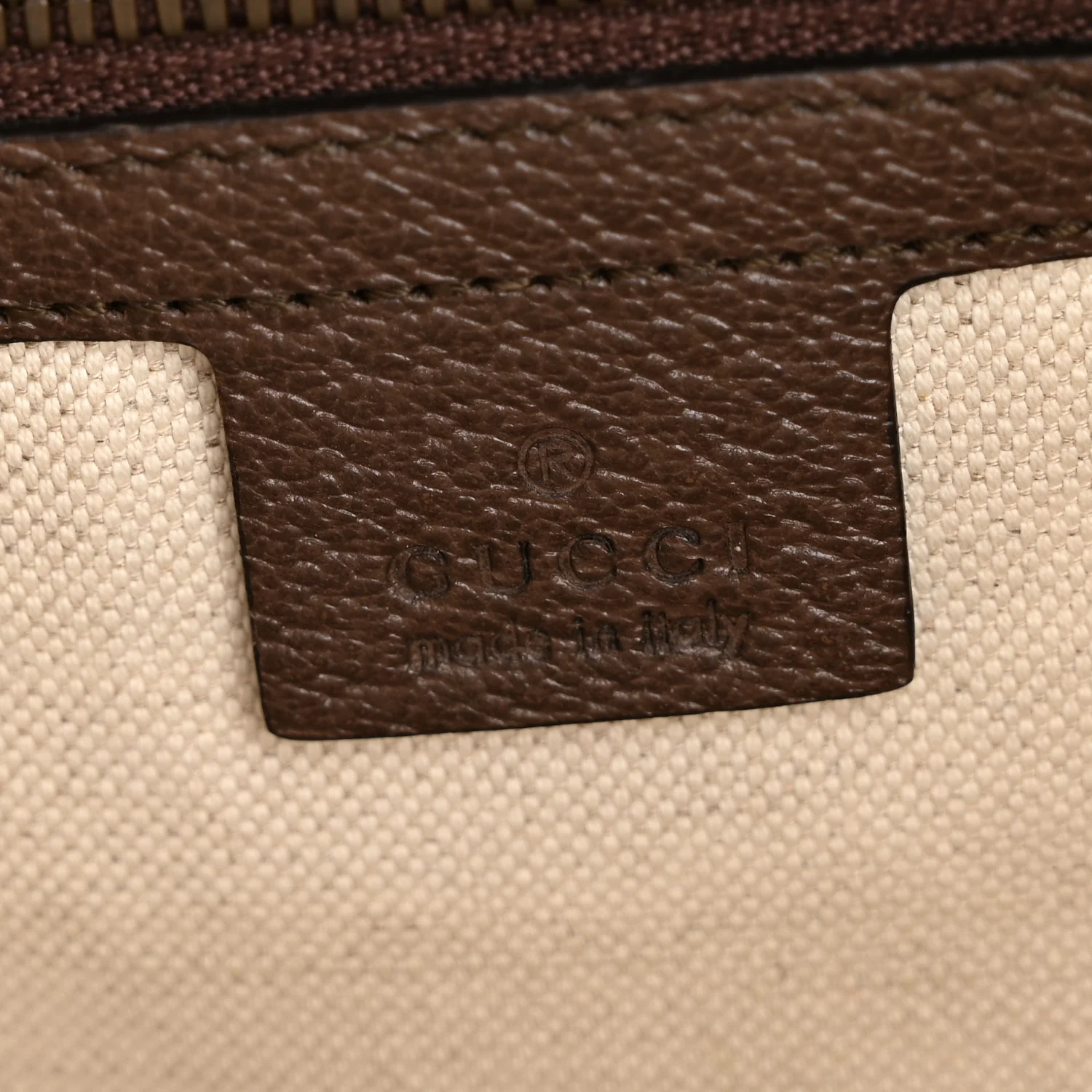 GG Supreme Monogram Web Small Ophidia Half Moon Hobo Brown - Top Club