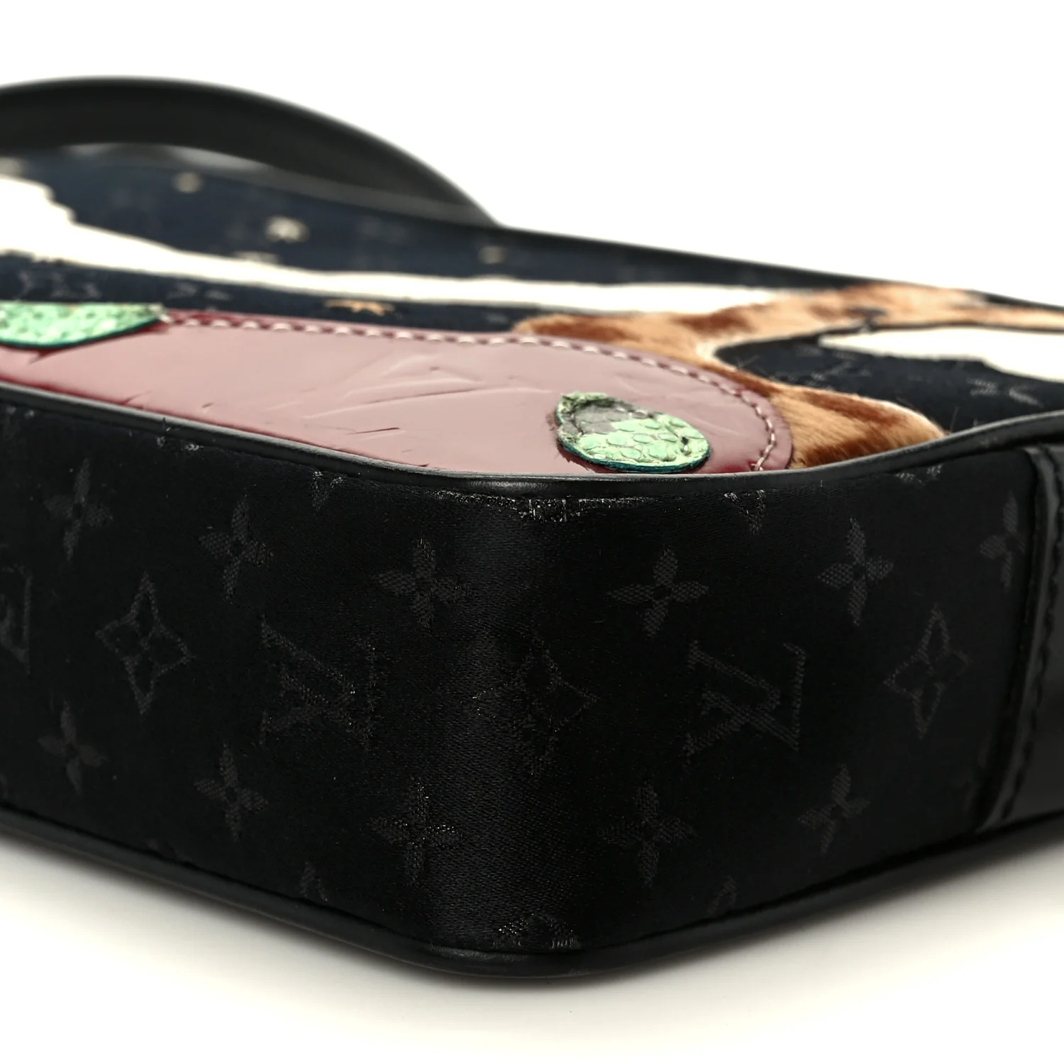 Satin Mini Monogram Conte De Fees Pochette Black - Top Club