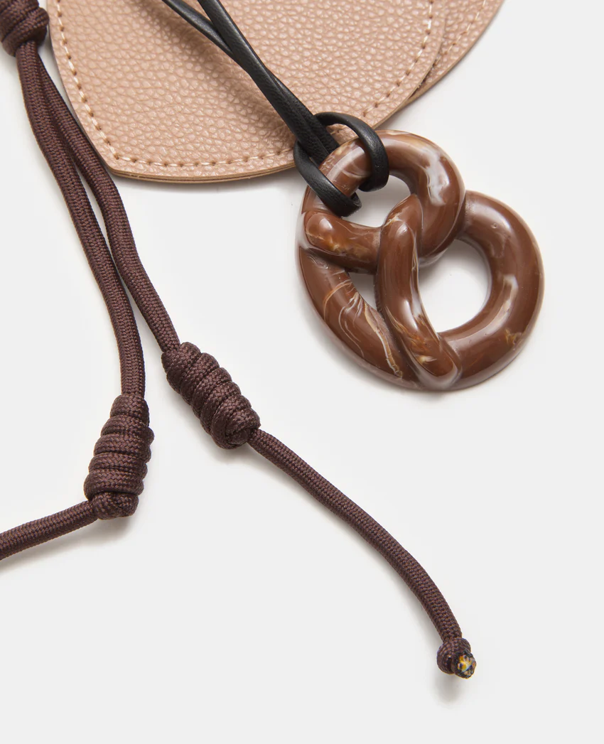 Pimkie Déco de sac avec miroir cœur et bretzel