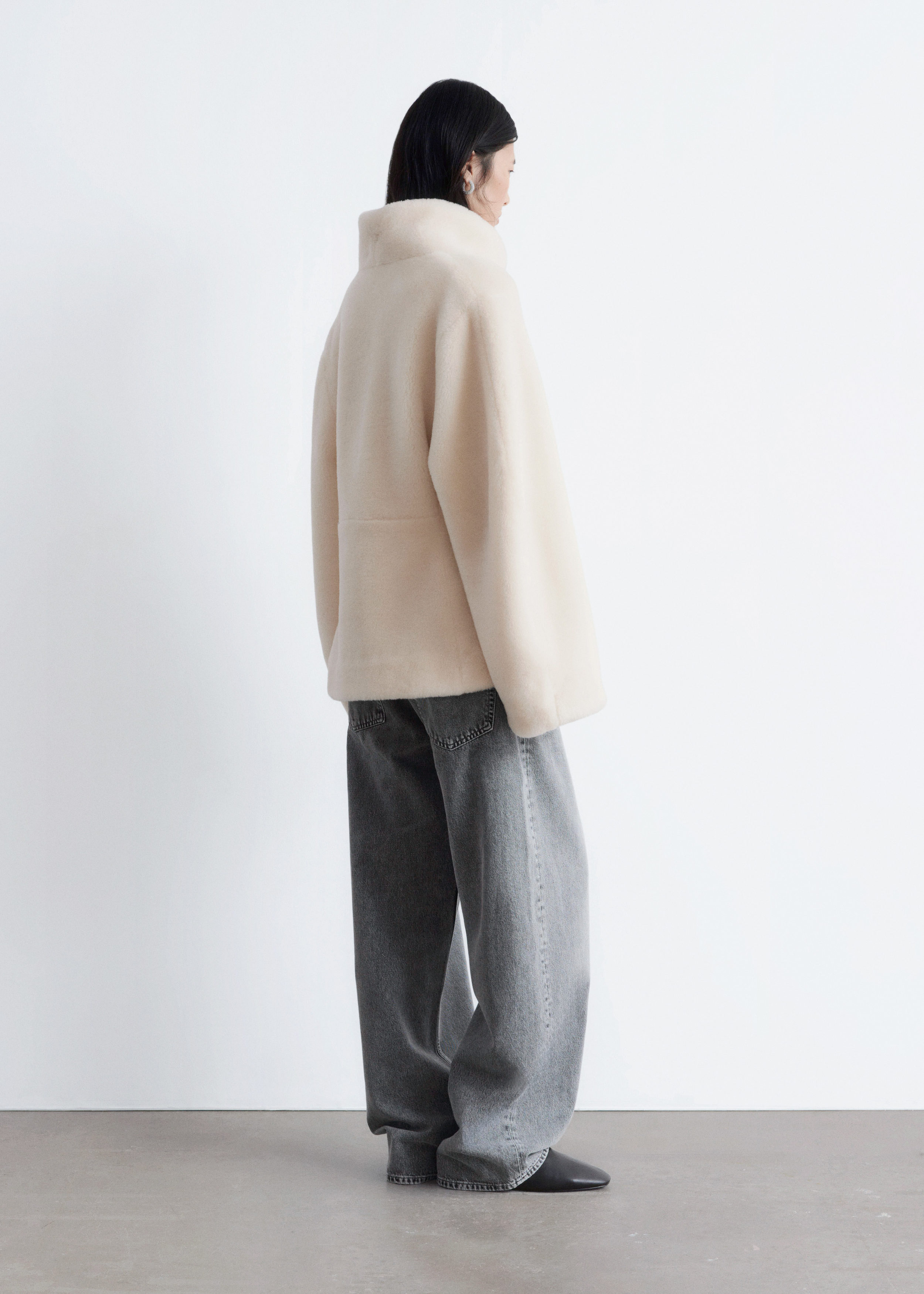 & Other Stories FAUX FUR JACKET