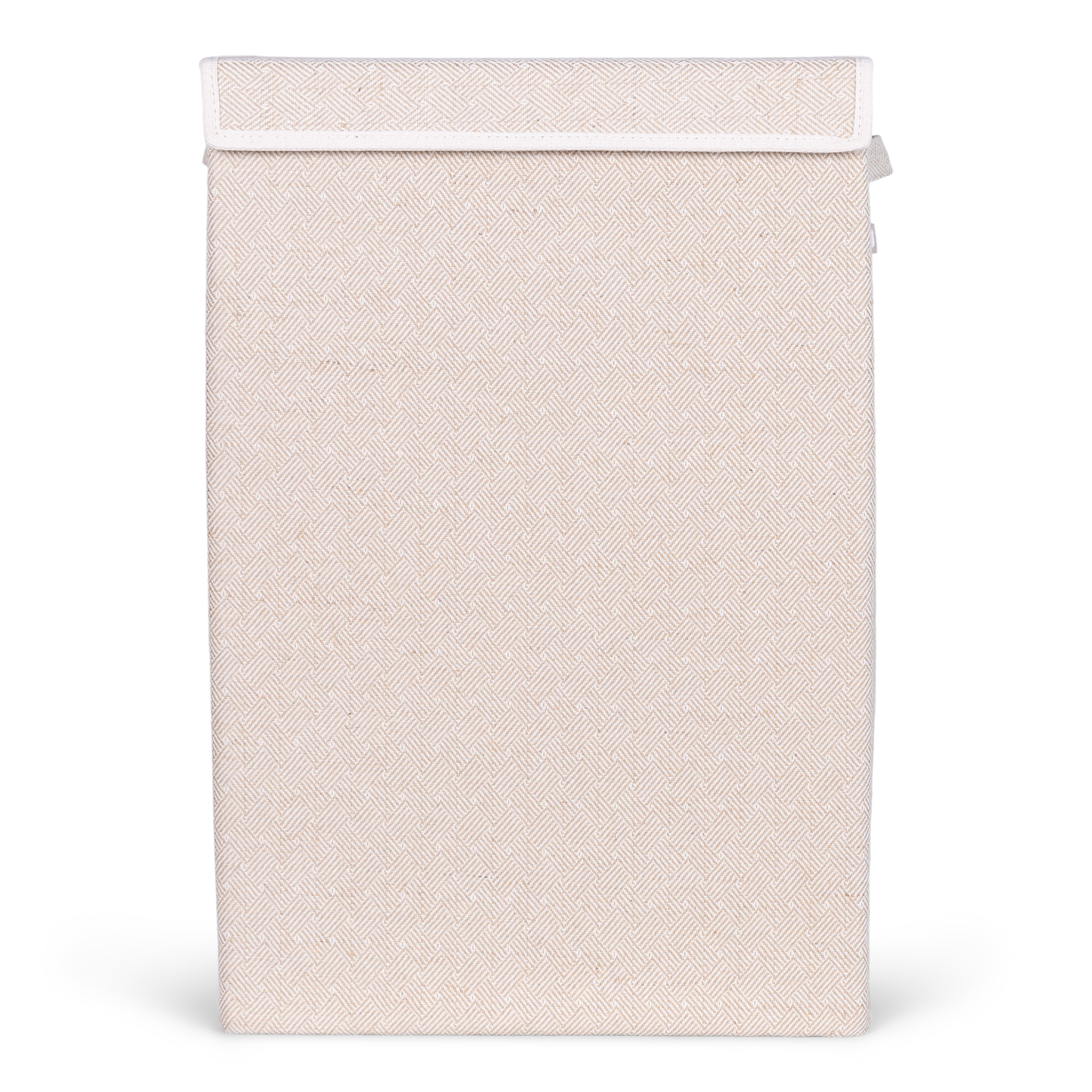 Wasmand rechthoek beige square 40x30 cm