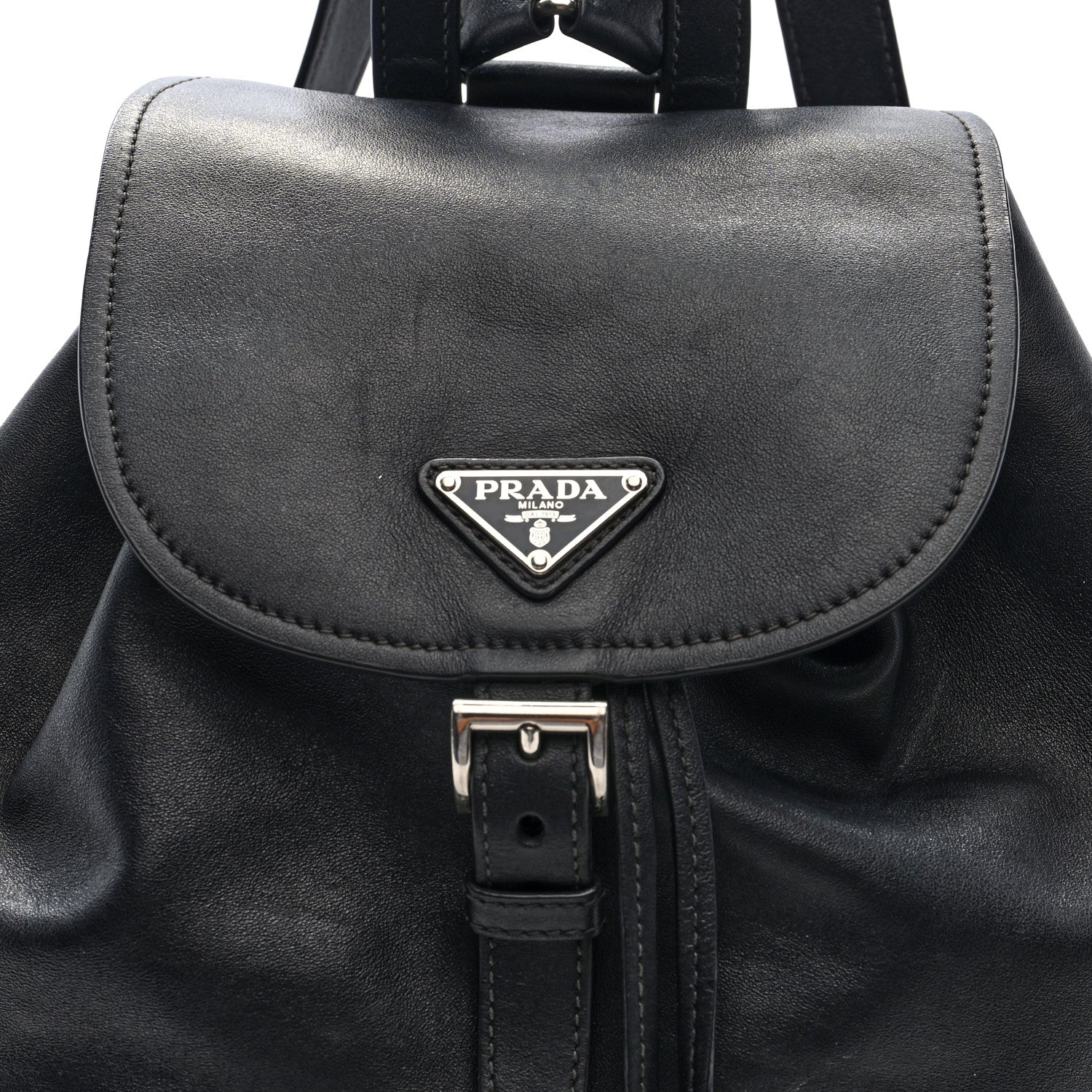 Calfskin Backpack Black - Top Club