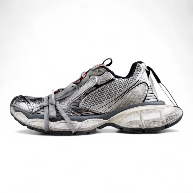 Balenciaga 3XL Grey White Red - Sneaker Replica Workshop