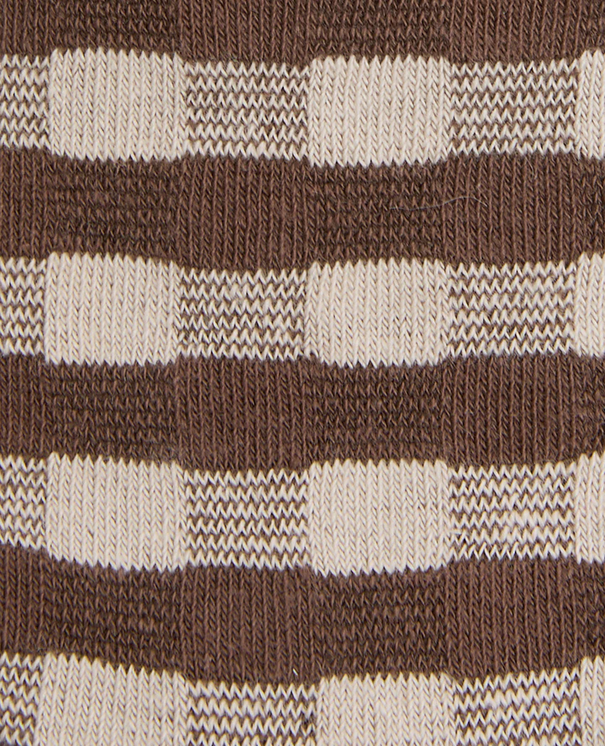 Pimkie Paire de chaussettes à carreaux avec ourson