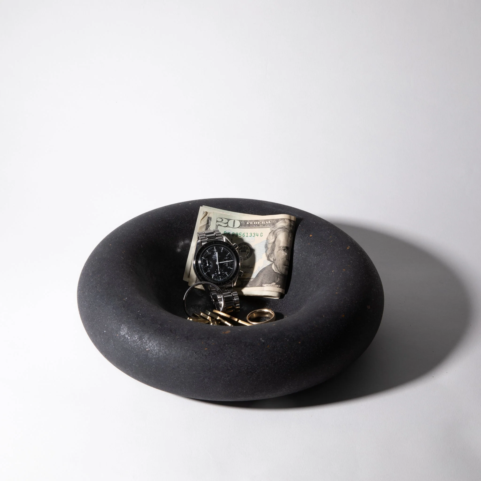 Bubble Catch All (Large) | Black Terrazzo