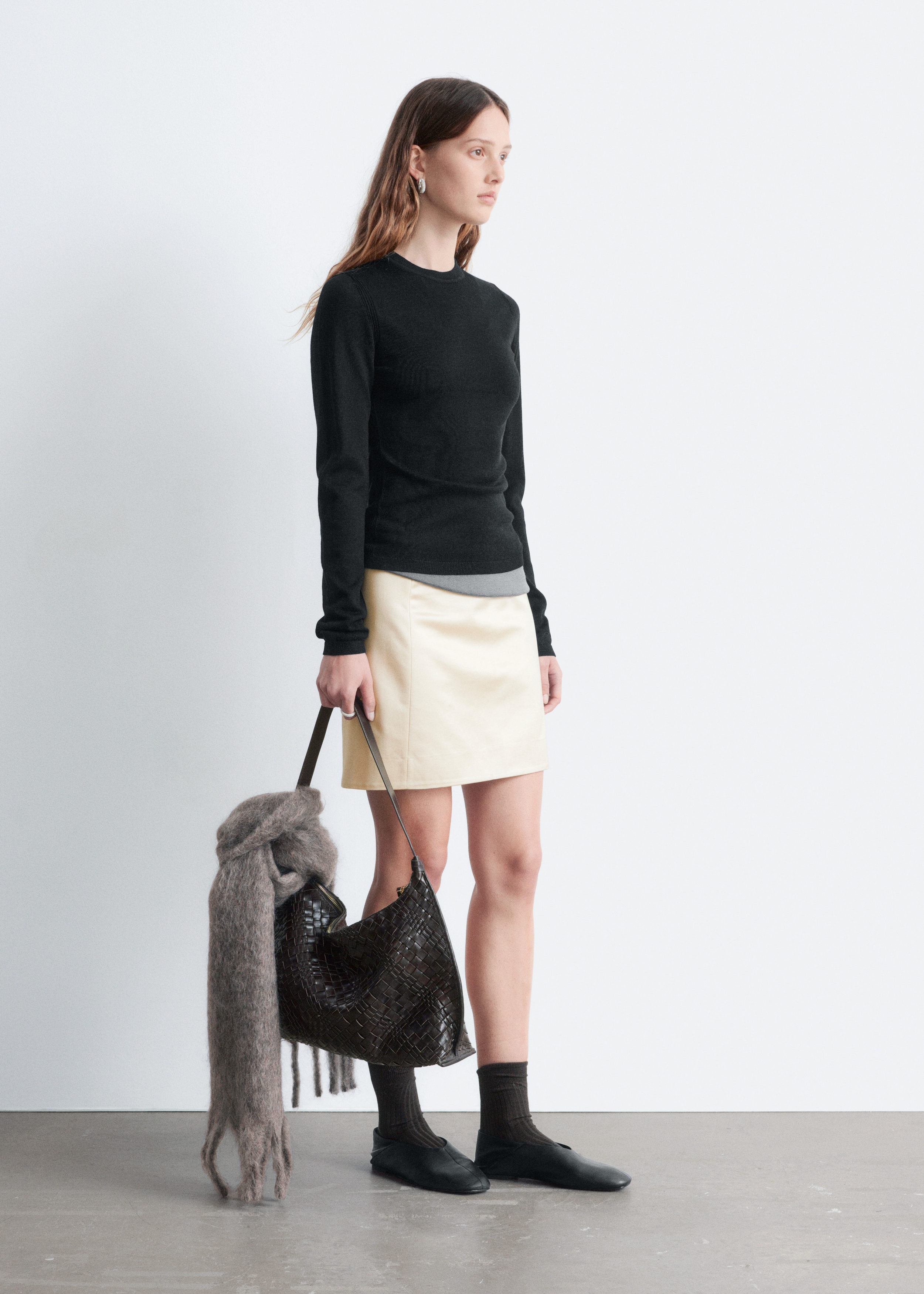& Other Stories LONG-SLEEVE MERINO WOOL TOP