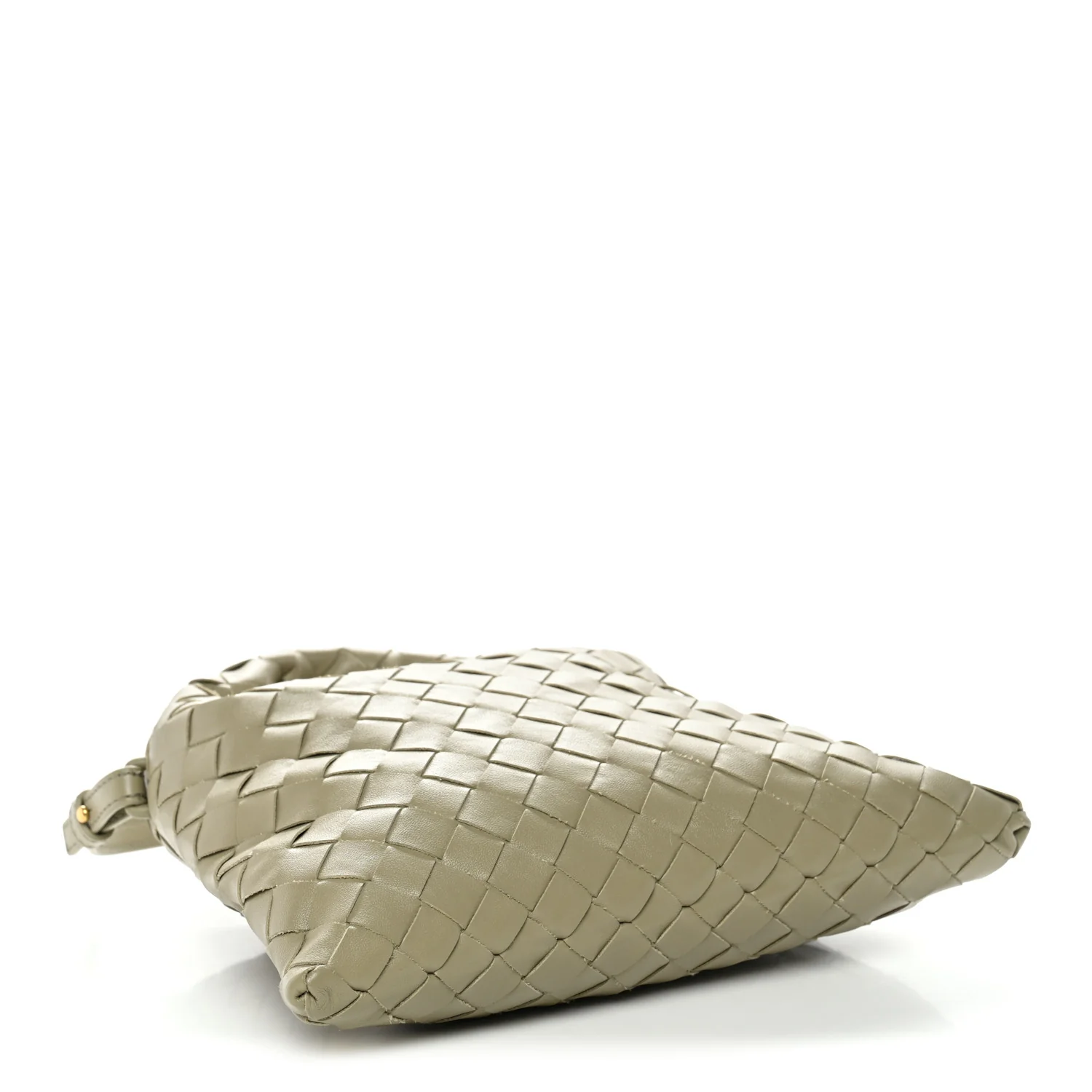 Calfskin Intrecciato Mini Hop Travertine - Top Club