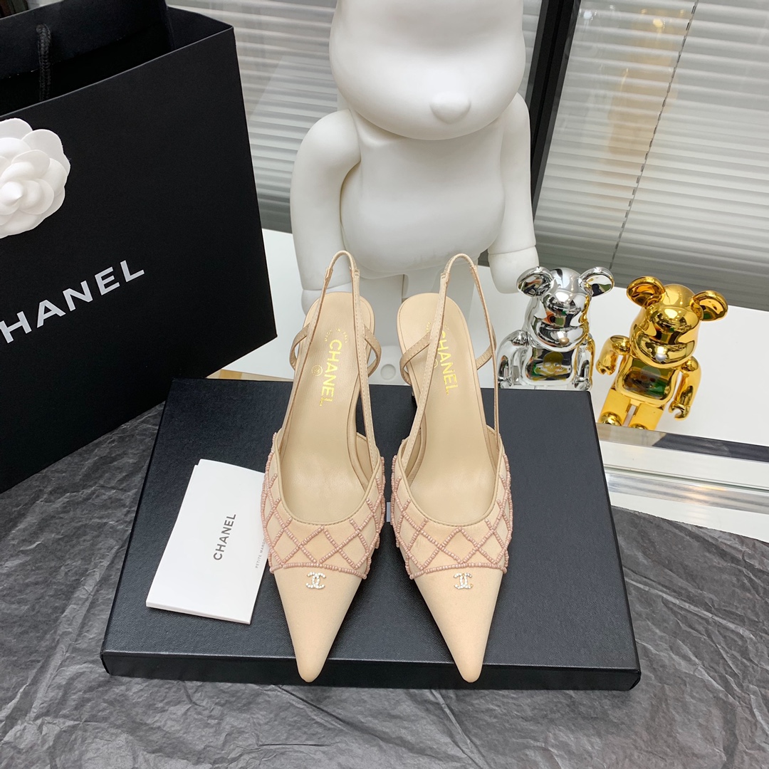 CHANEL SLINGBACK 6 6.5CM - Sneaker Replica Workshop