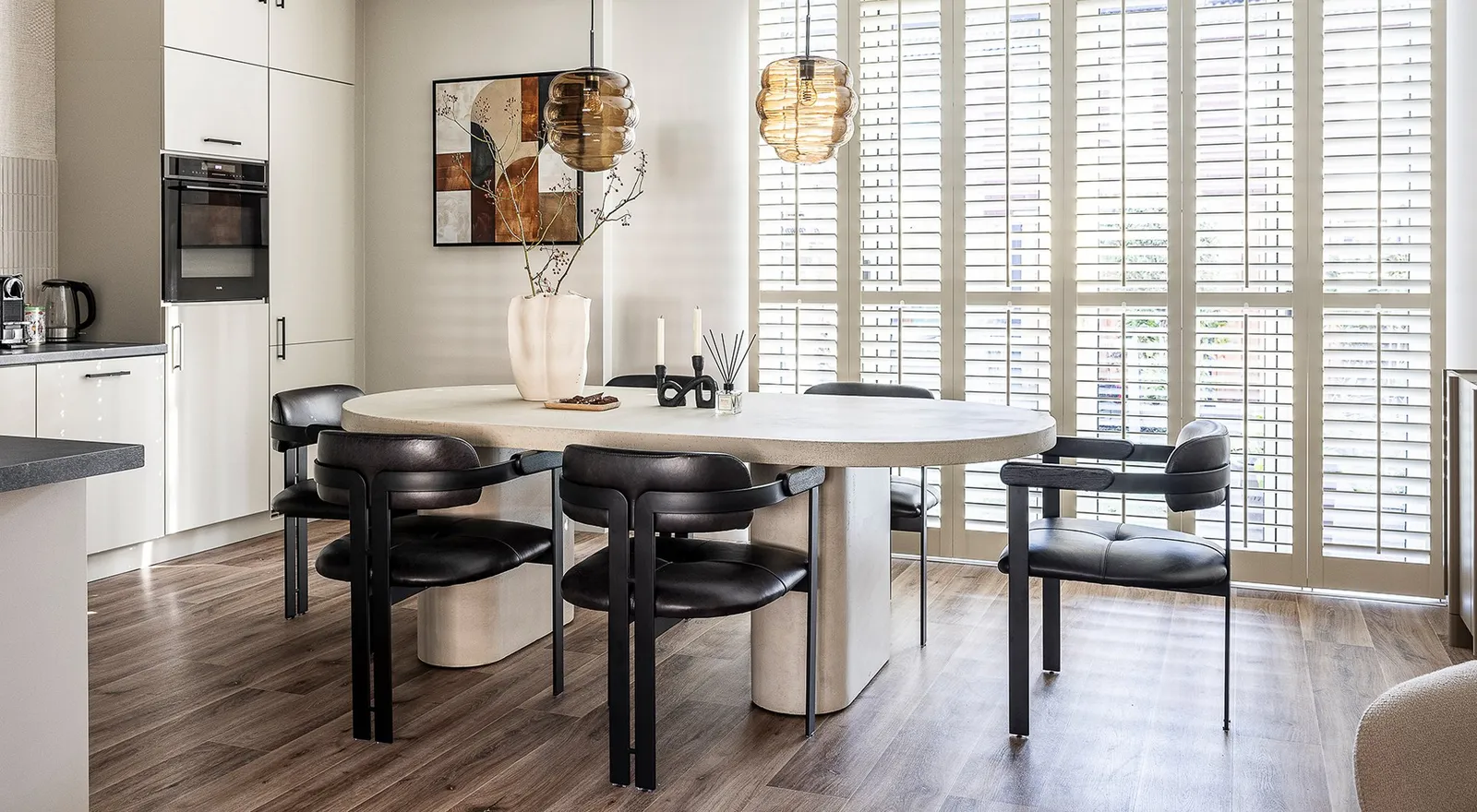 Bogard tube eettafel | White 300 cm