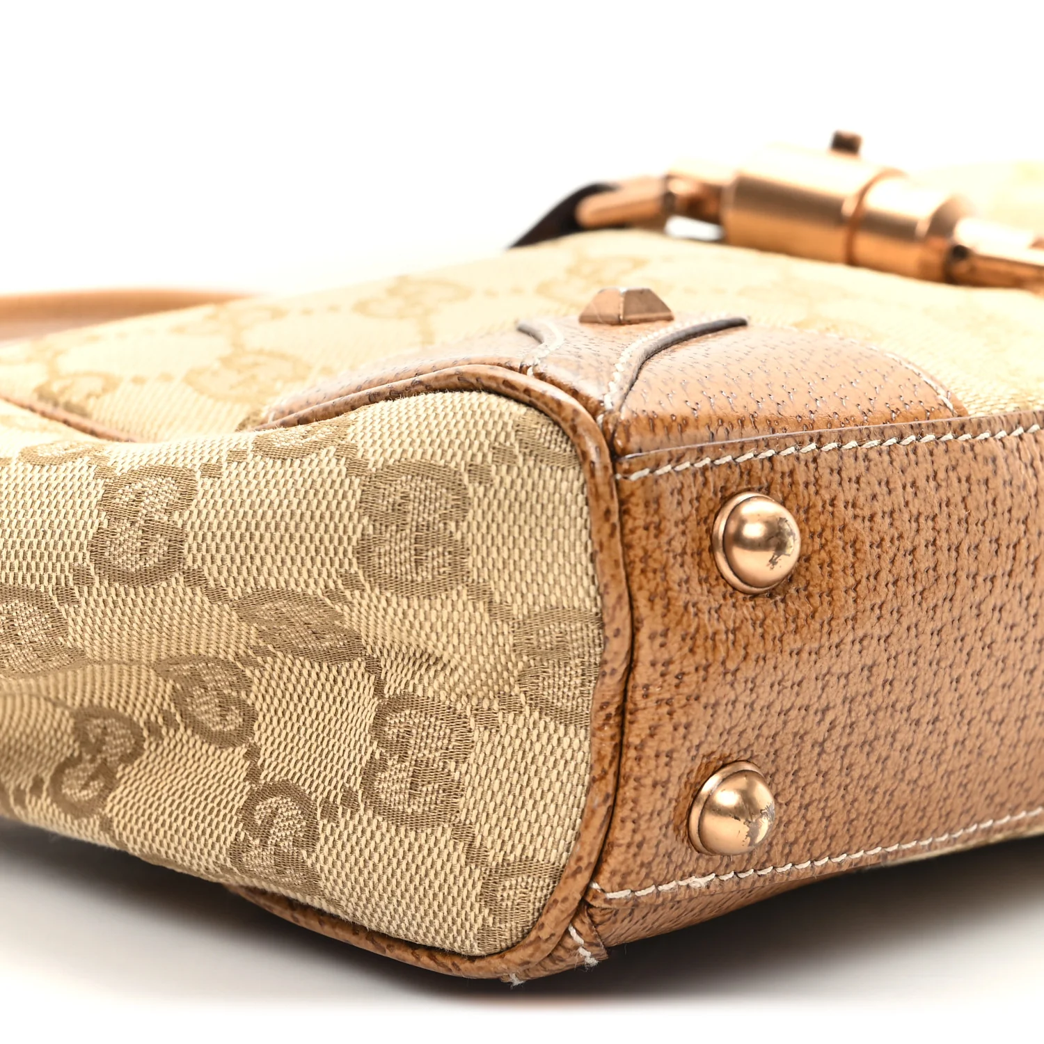 Monogram Calfskin Bardot Shoulder Bag - Top Club