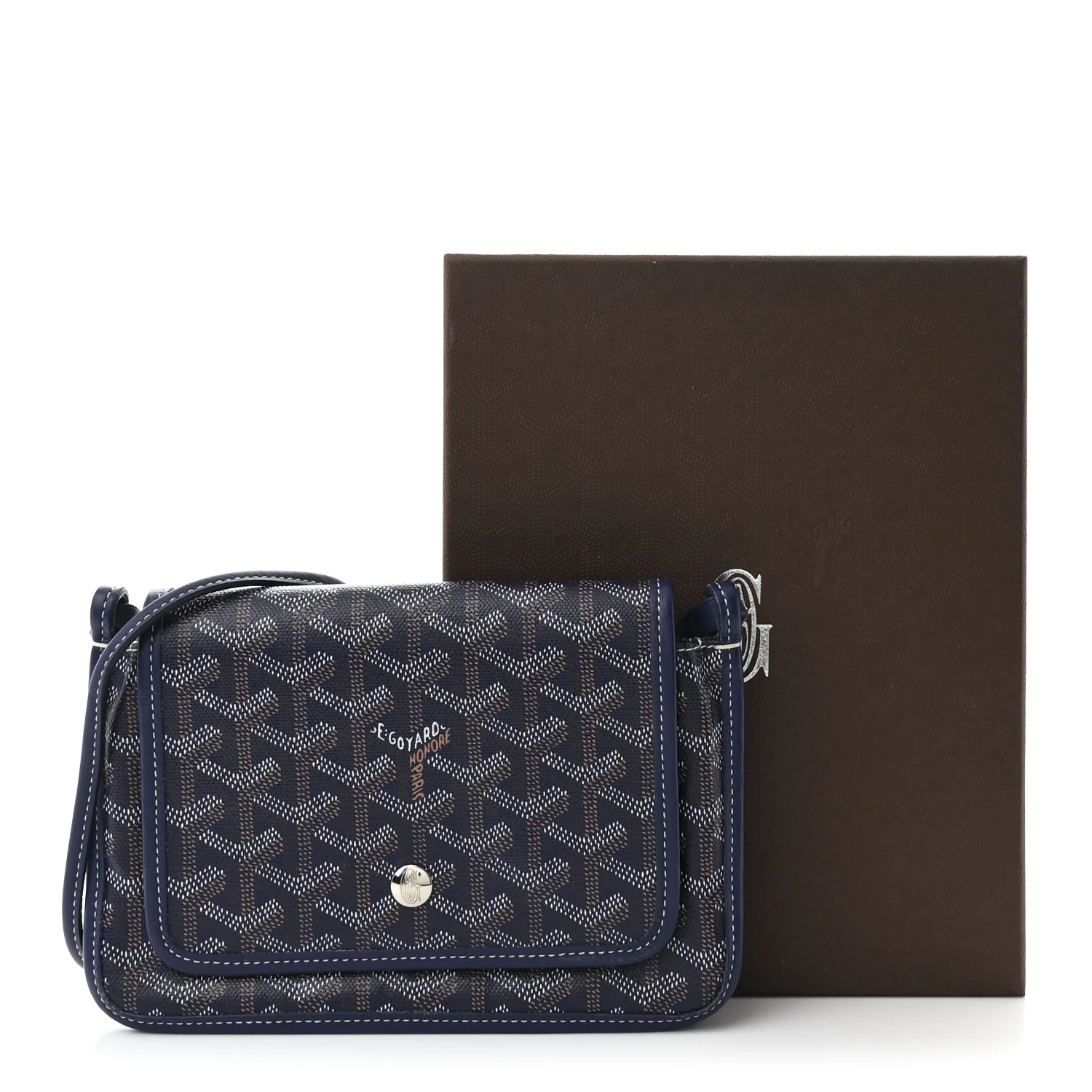 Goyardine Plumet Wallet Clutch Navy - Top Club