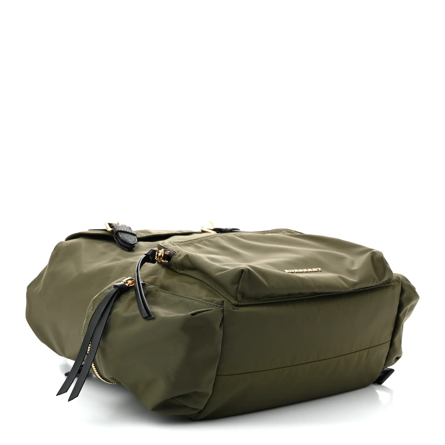 Nylon Large Rucksack Backpack  Canvas Green - Top Club