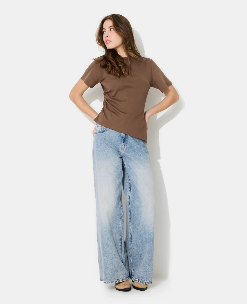 Pimkie T-shirt asymétrique avec fronces