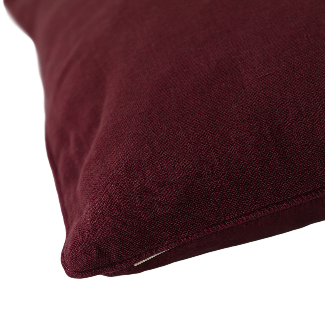 Sierkussen linnen washed aubergine