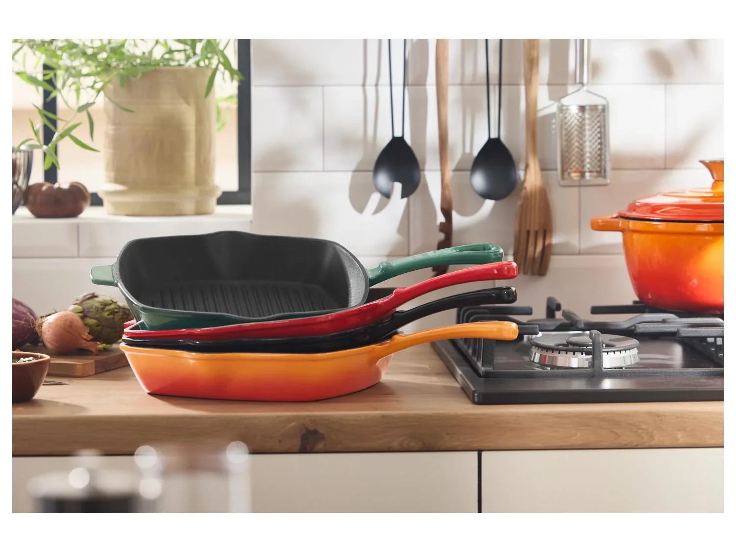 SILVERCREST Pole  griller en fonte Premium