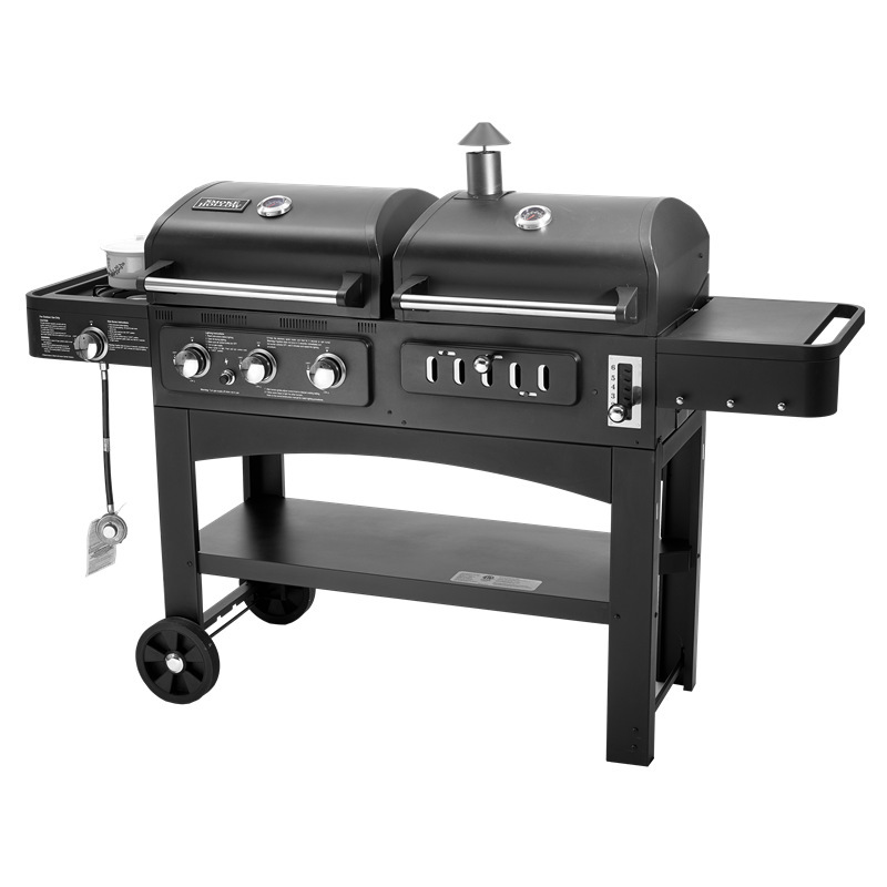 Cross-Border Outdoor Charcoal Gas Barbecue Grill