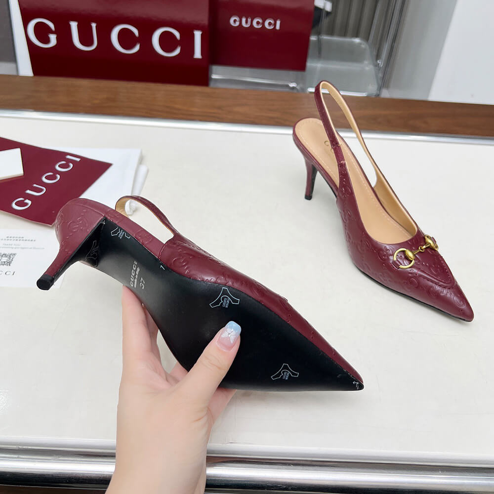 Gucci Women s slingback pump with Horsebit - Top Club