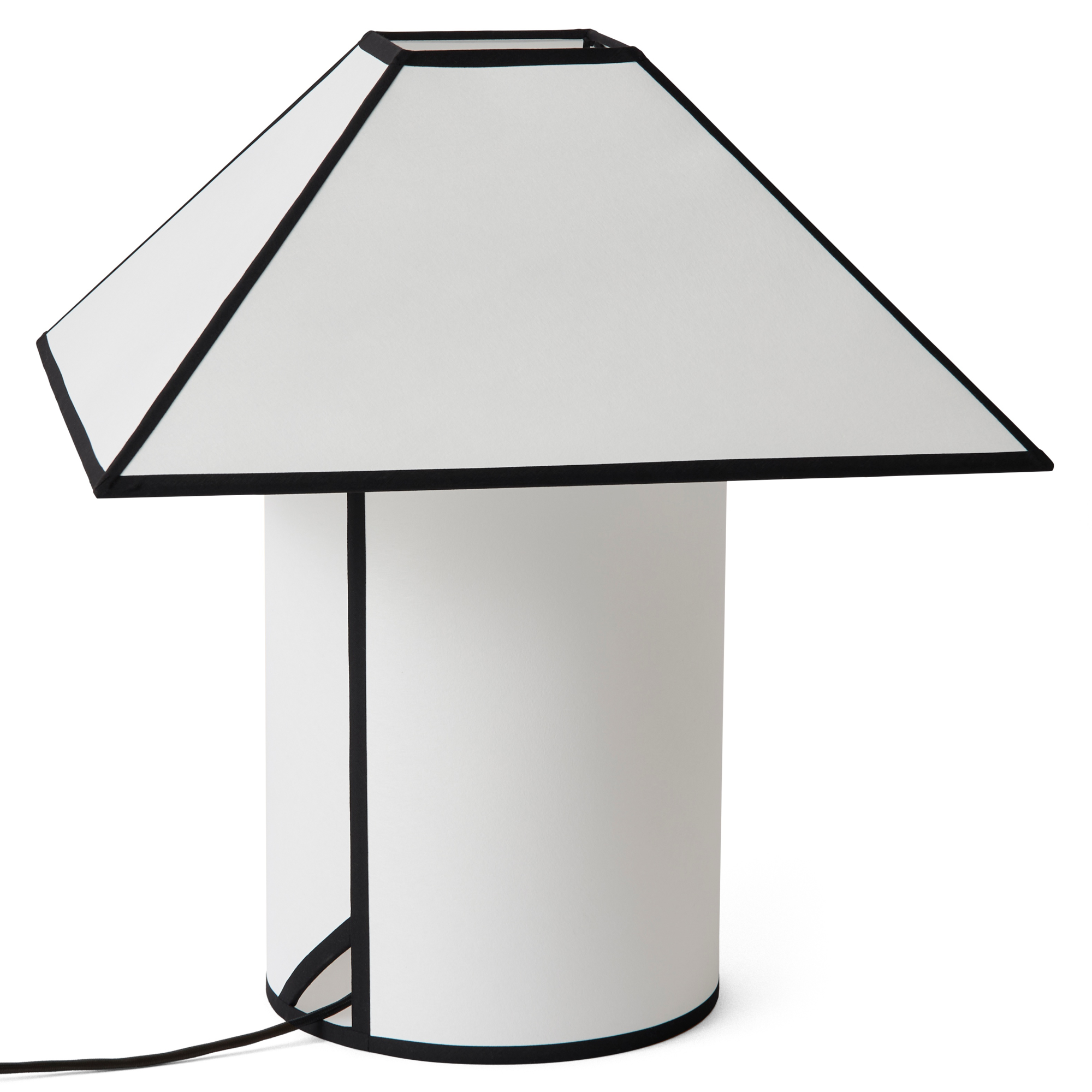 Tafellamp Ava Pyramid 450 white